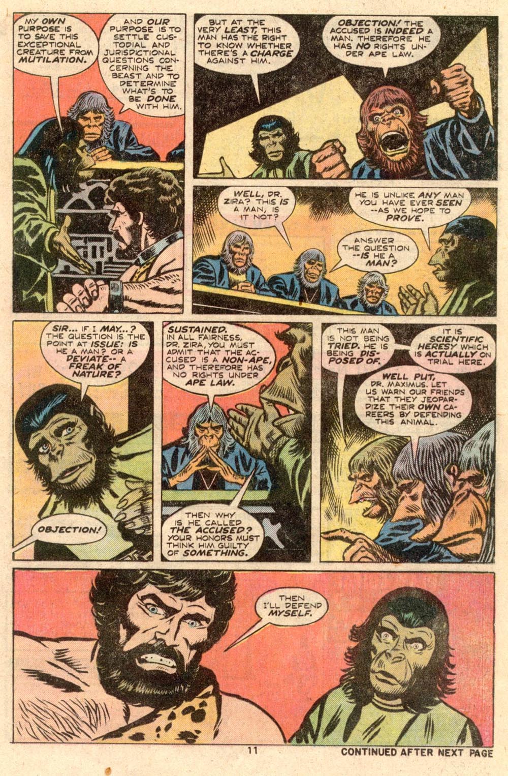Read online Adventures on the Planet of the Apes comic -  Issue #4 - 8
