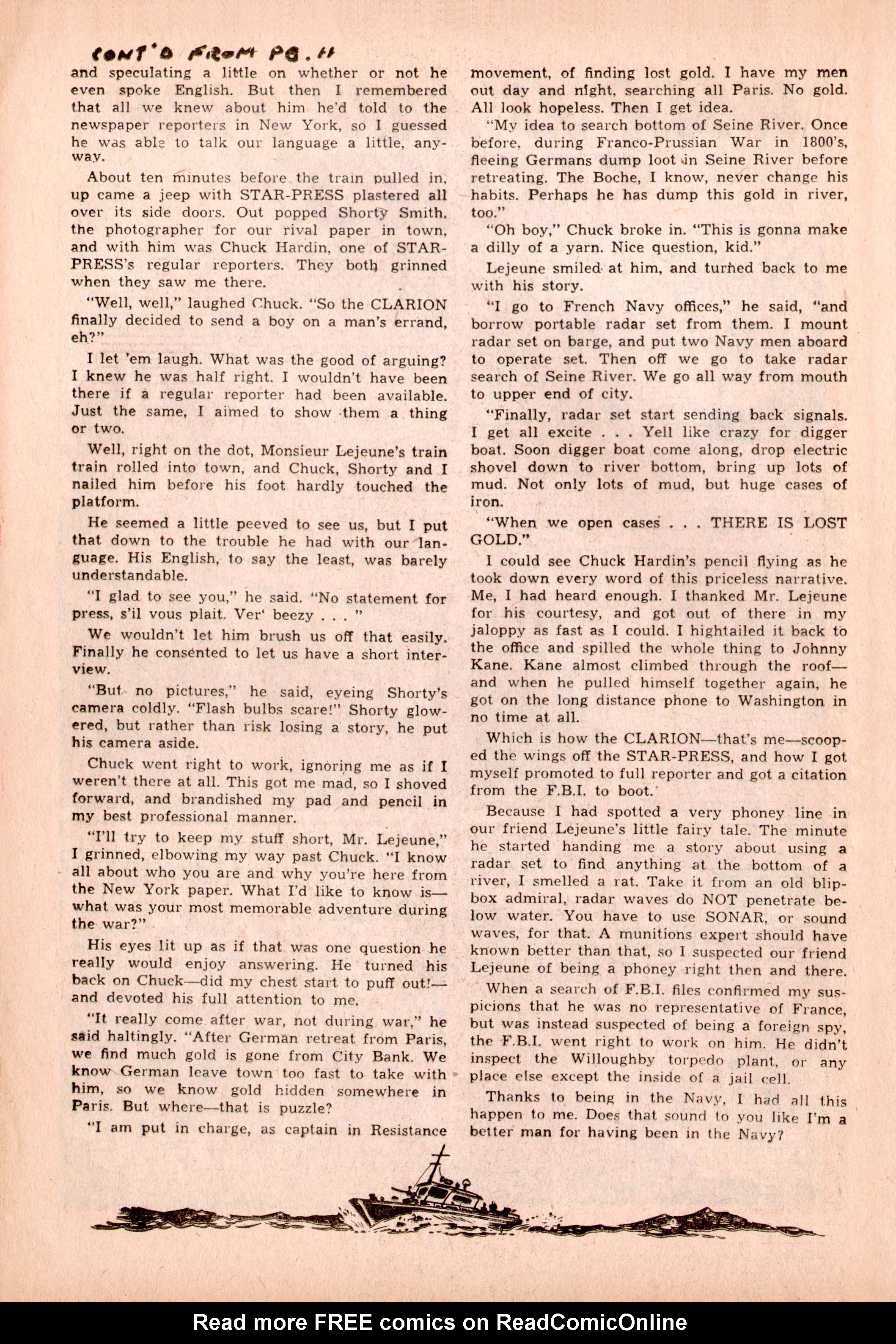 Read online Men in Action (1957) comic -  Issue #5 - 20