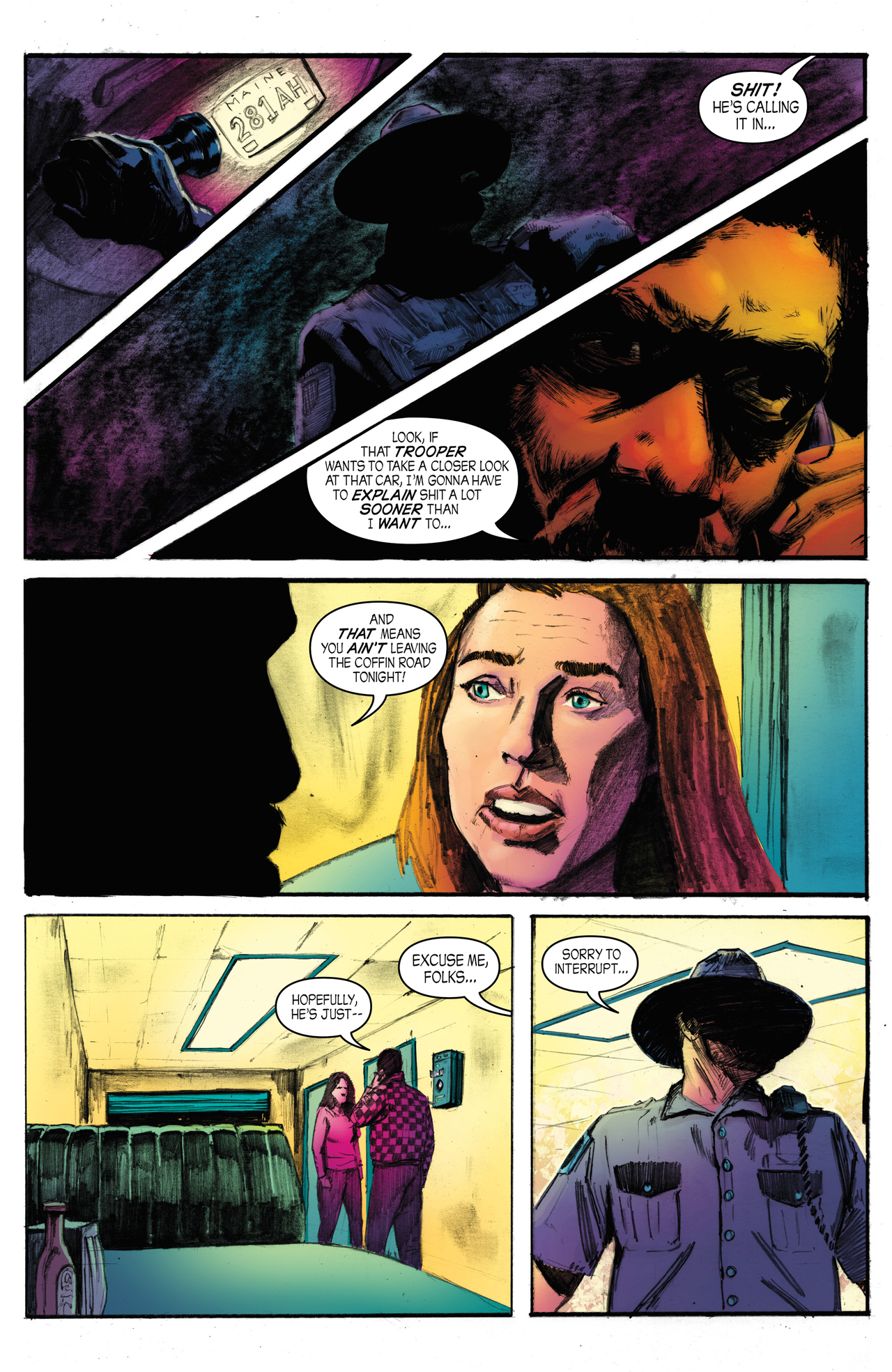 Read online John Carpenter's Night Terrors comic -  Issue # The Coffin Road - 53