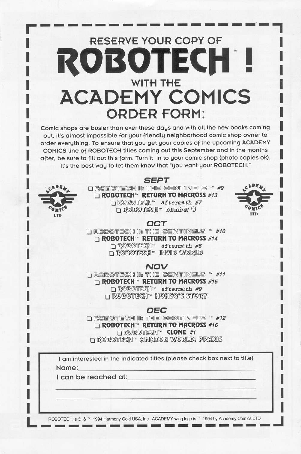 Read online Robotech: Zero comic -  Issue # Full - 26