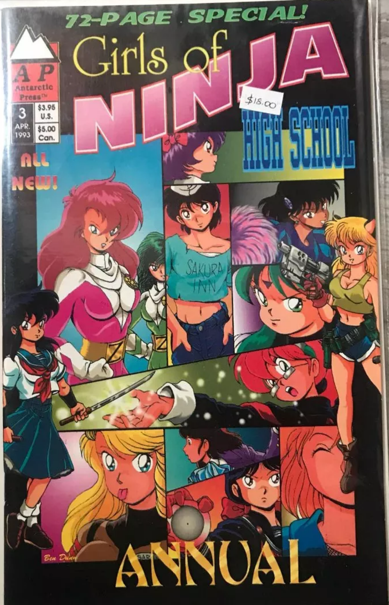 Read online Girls of Ninja High School comic -  Issue #3 - 1
