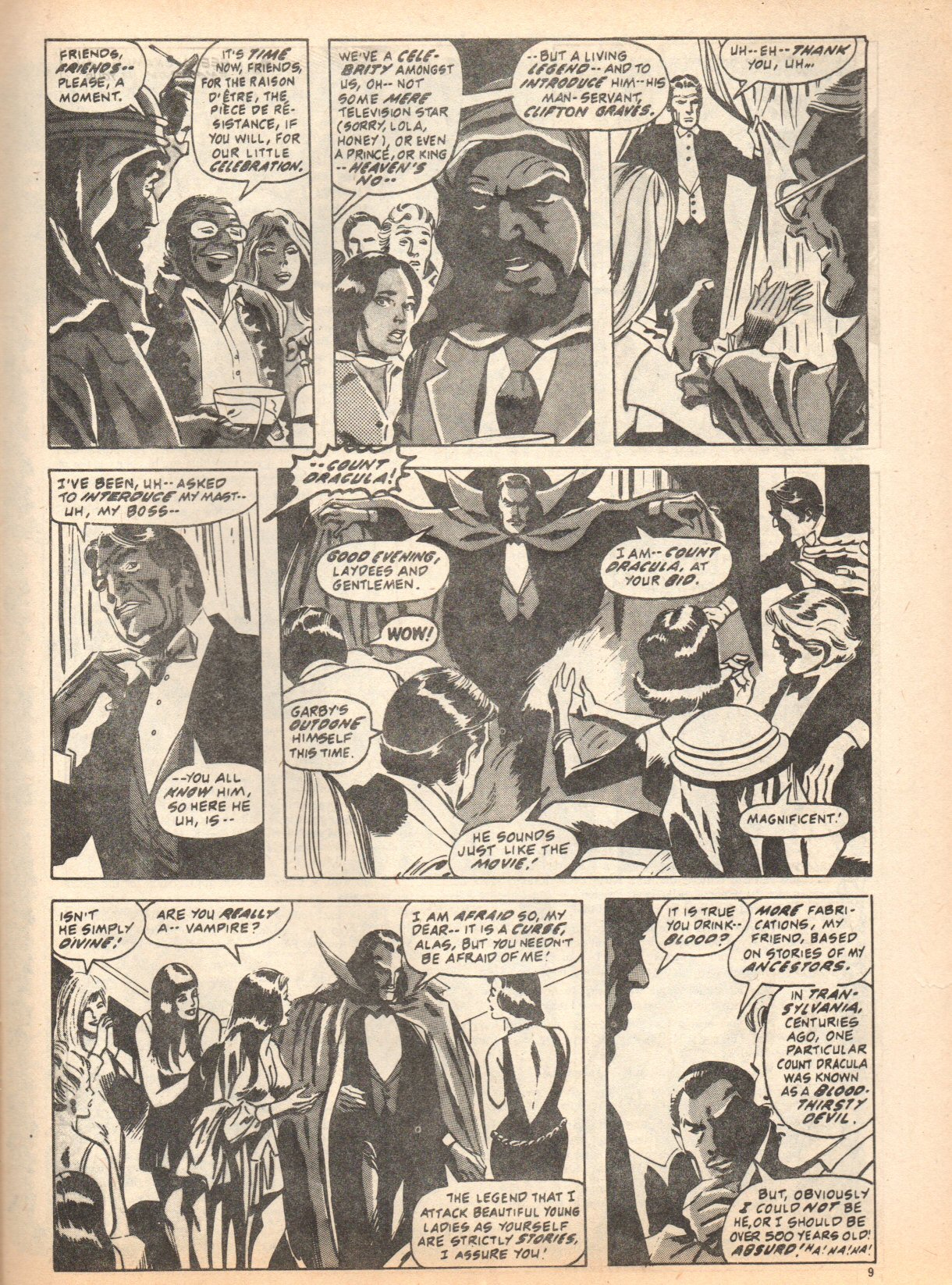 Read online Dracula Lives (1974) comic -  Issue #20 - 9
