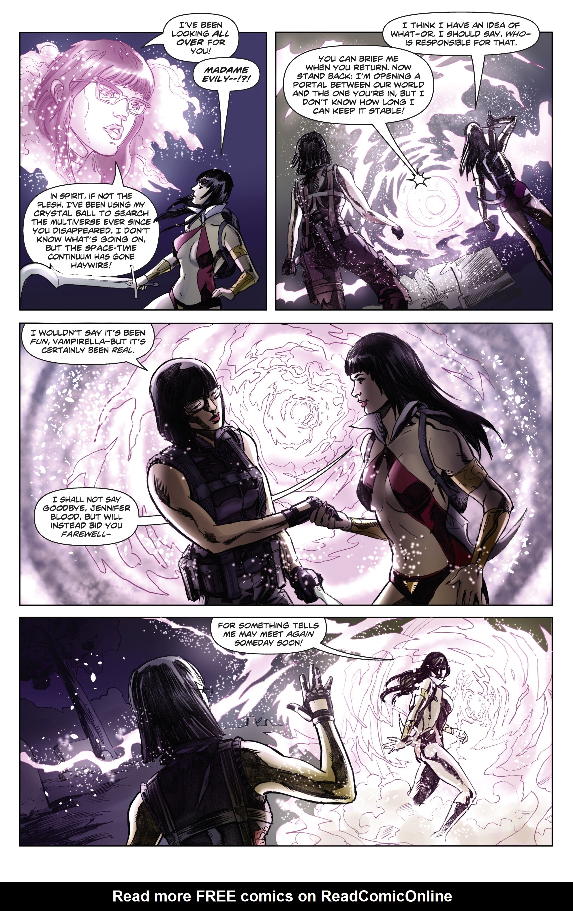 Read online Swords of Sorrow: Vampirella & Jennifer Blood comic -  Issue #4 - 21