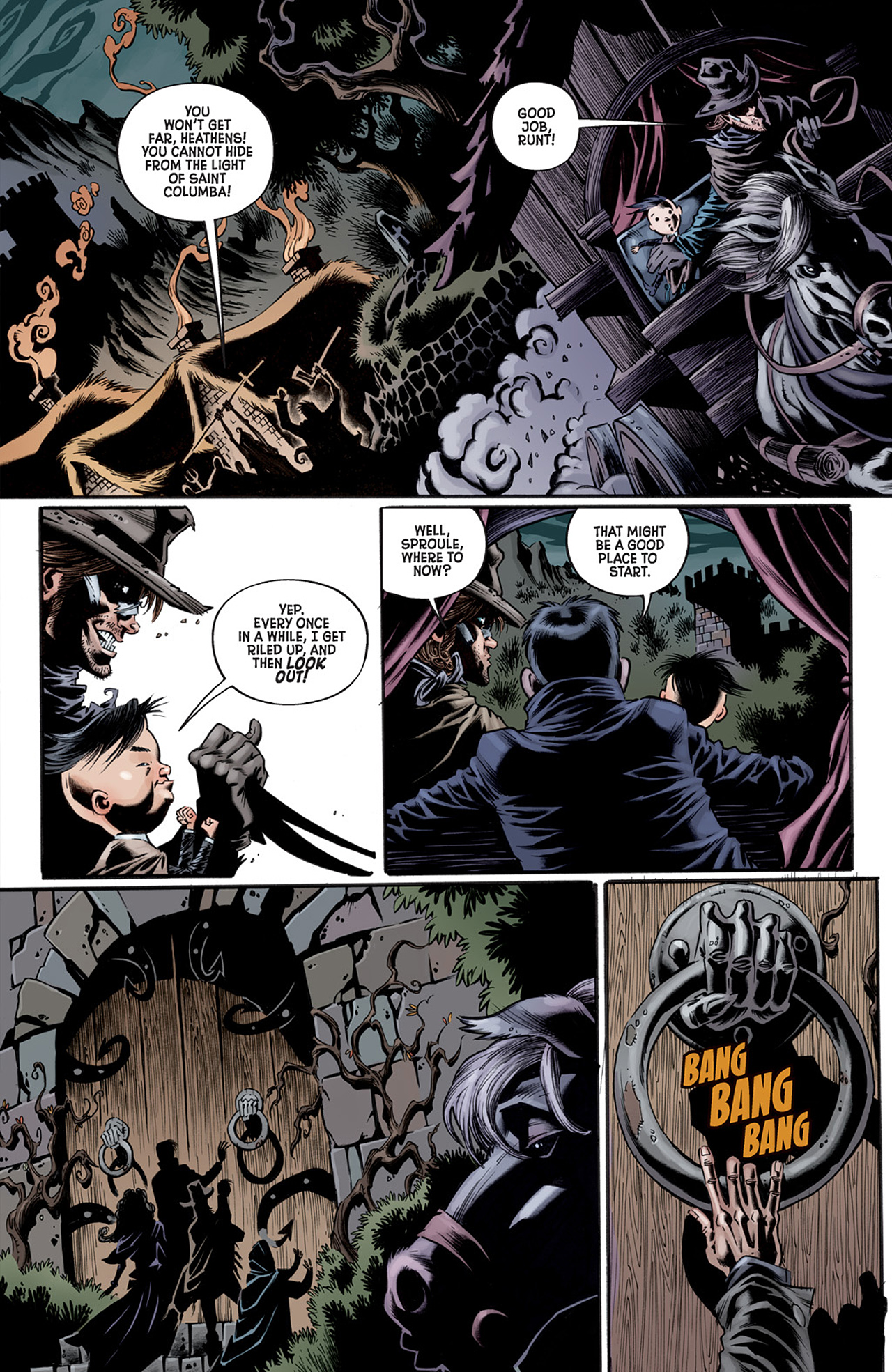 Read online Billy the Kid's Old Timey Oddities and the Orm of Loch Ness comic -  Issue #2 - 9