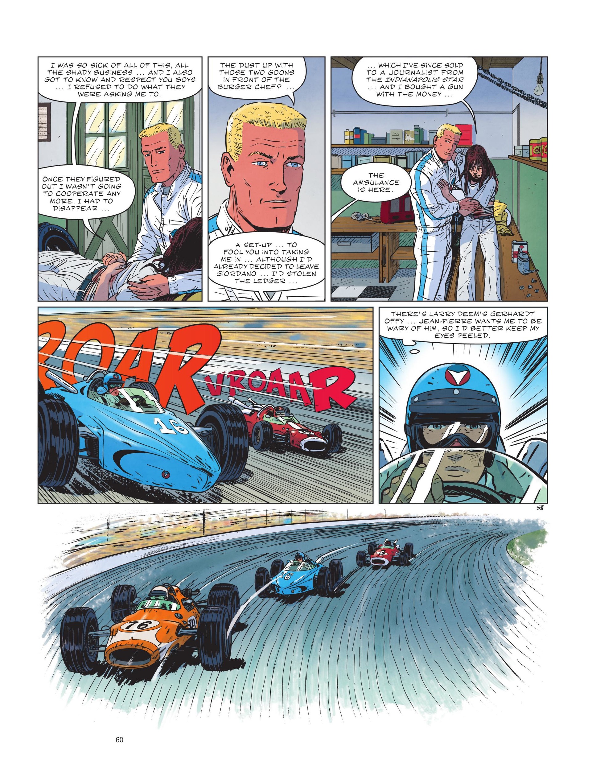 Read online Michel Vaillant: Legendary Races: In the Hell of Indianapolis comic -  Issue # Full - 61
