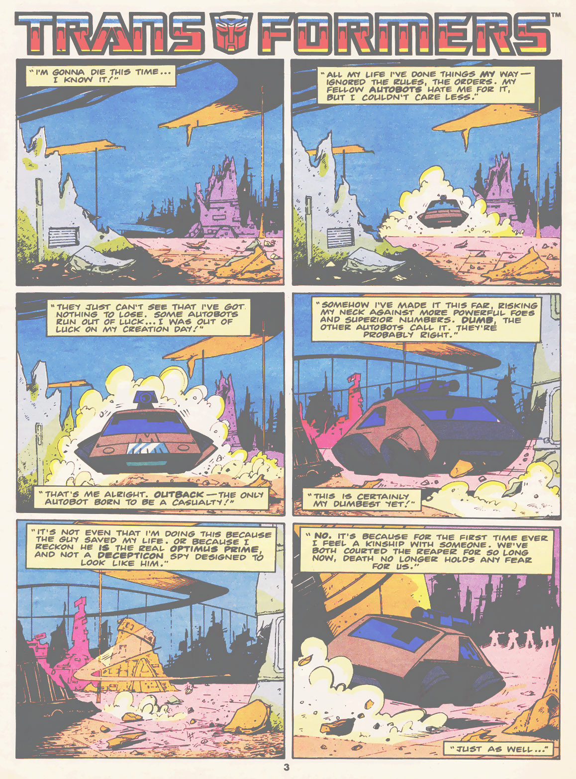 Read online The Transformers (UK) comic -  Issue #99 - 3
