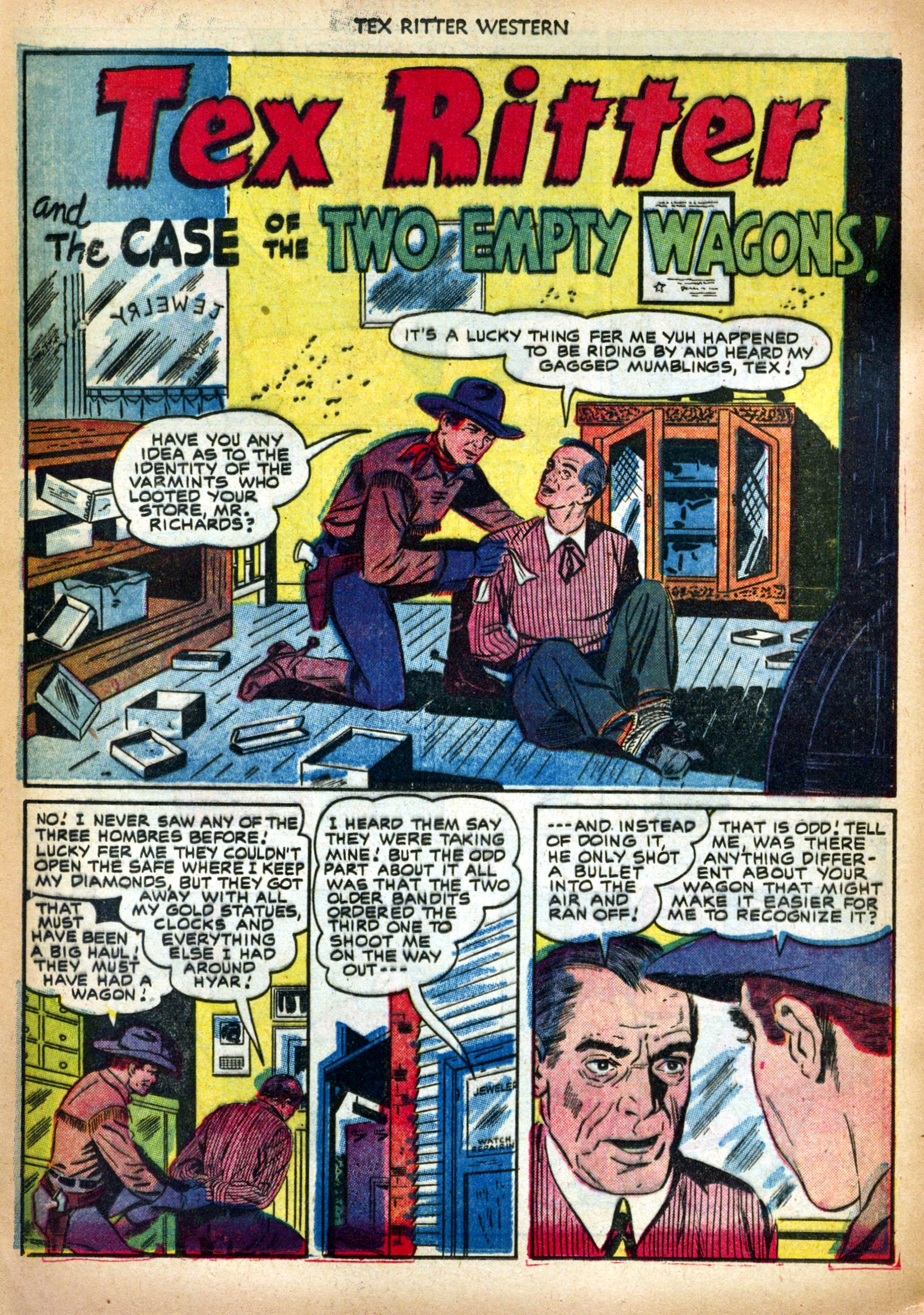 Read online Tex Ritter Western comic -  Issue #13 - 28