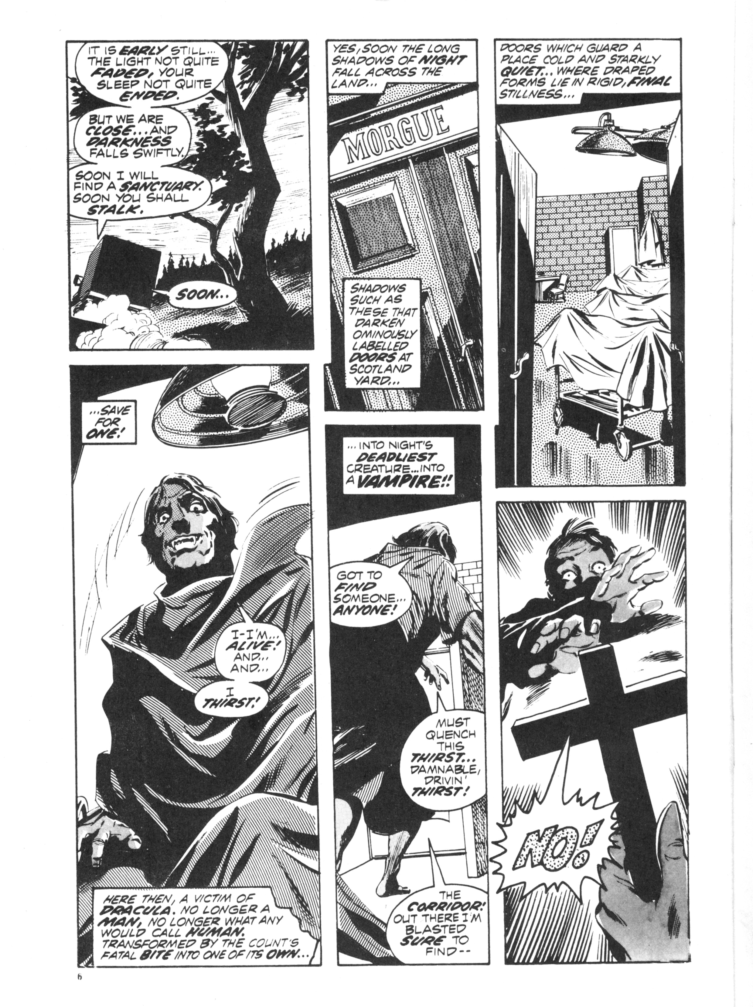 Read online Dracula Lives (1974) comic -  Issue #6 - 6