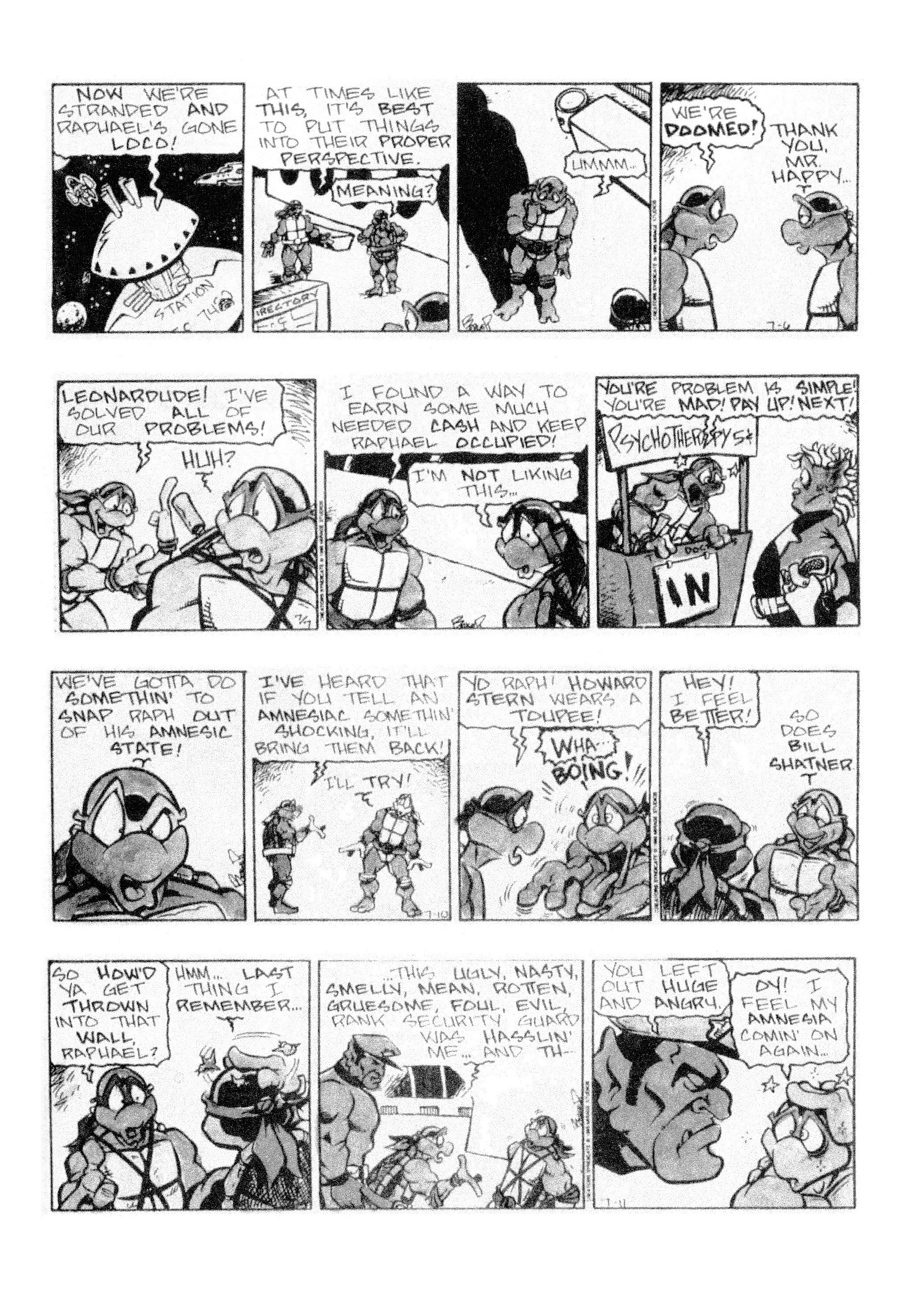 Read online Teenage Mutant Ninja Turtles: Complete Newspaper Daily Comic Strip Collection comic -  Issue # TPB 3 (Part 2) - 4