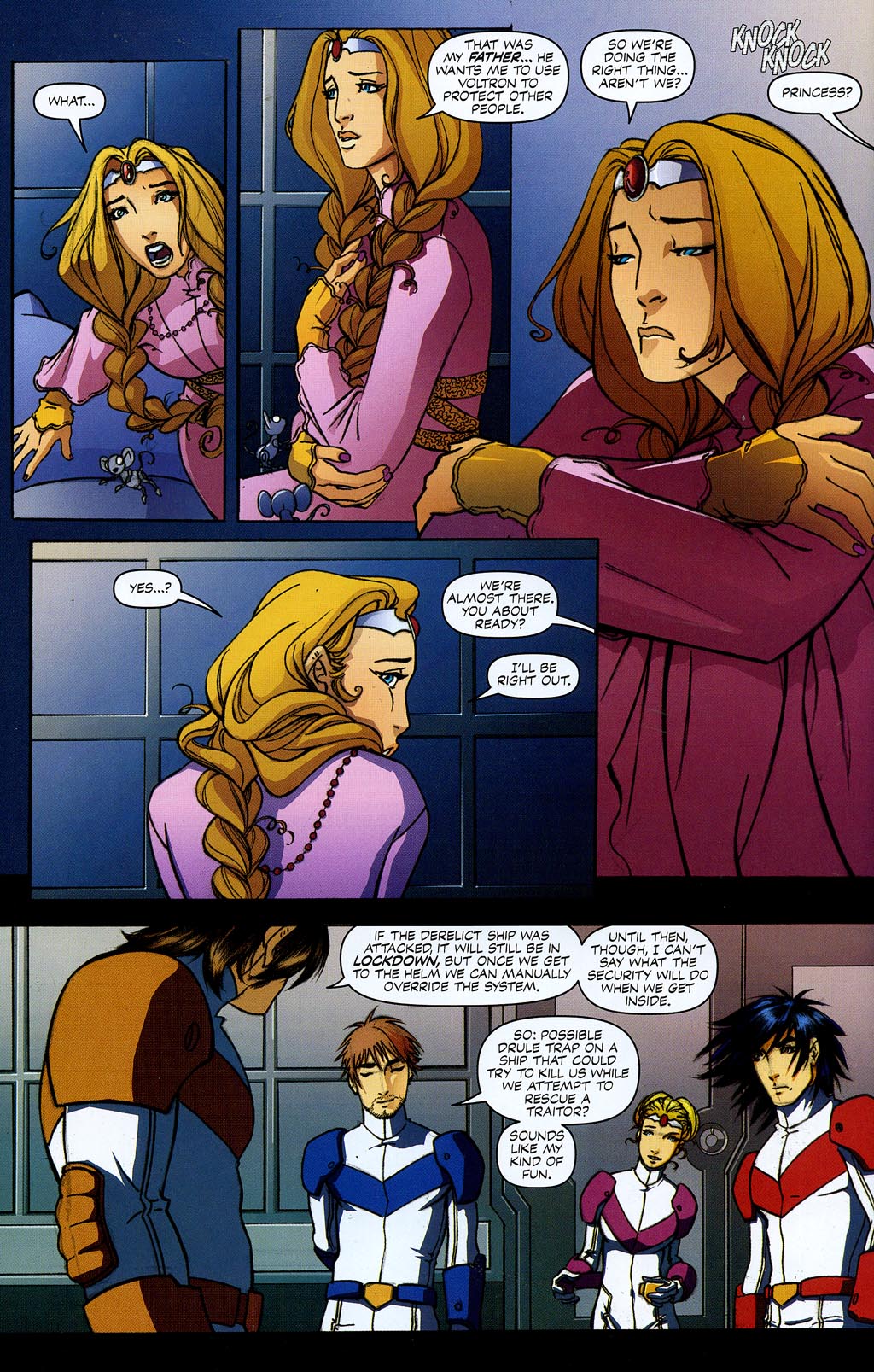 Read online Voltron: Defender of the Universe comic -  Issue #11 - 12