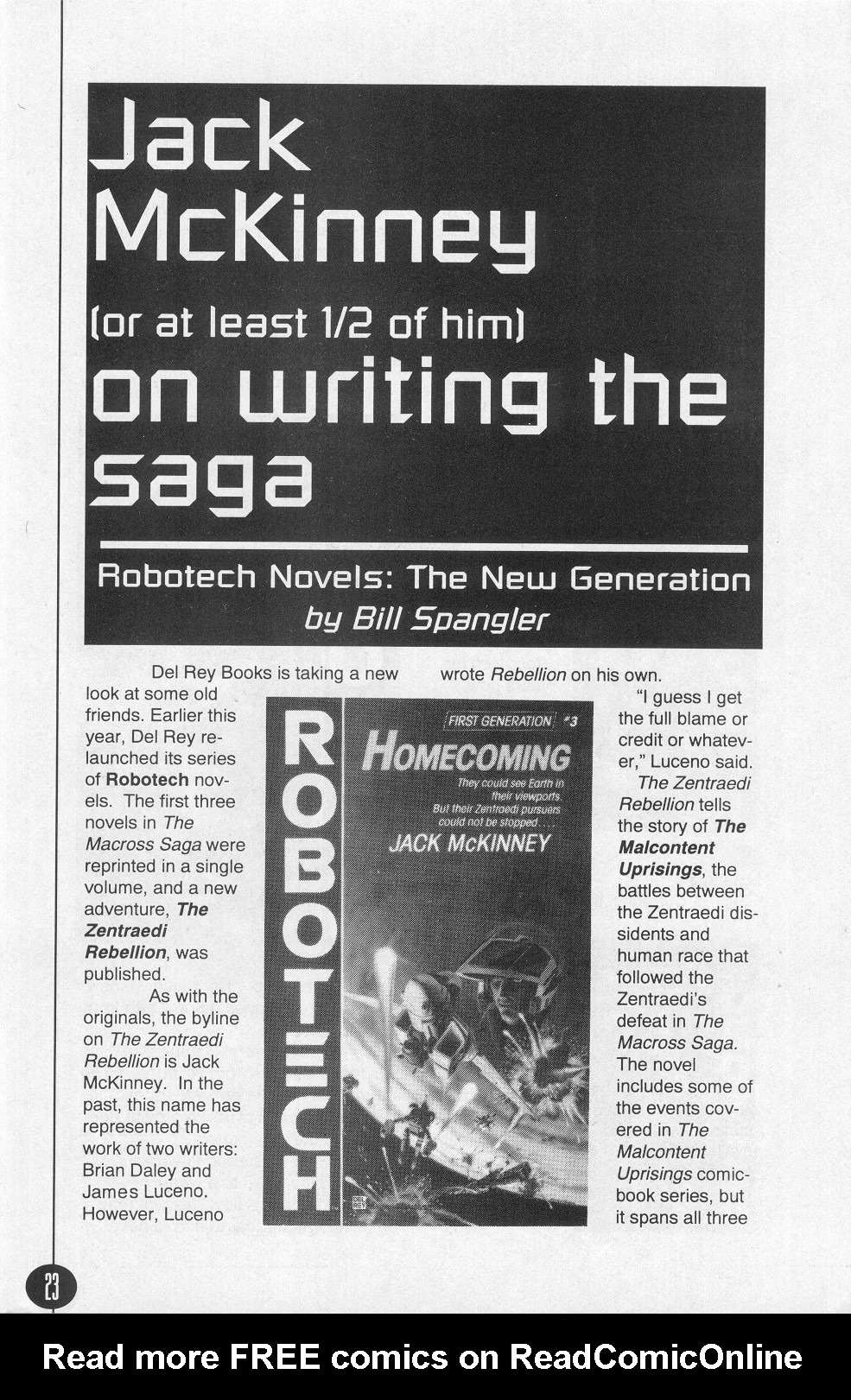 Read online Robotech (1994) comic -  Issue # Full - 15