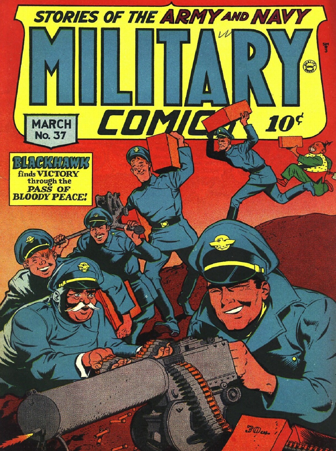 Read online Military Comics comic -  Issue #37 - 1