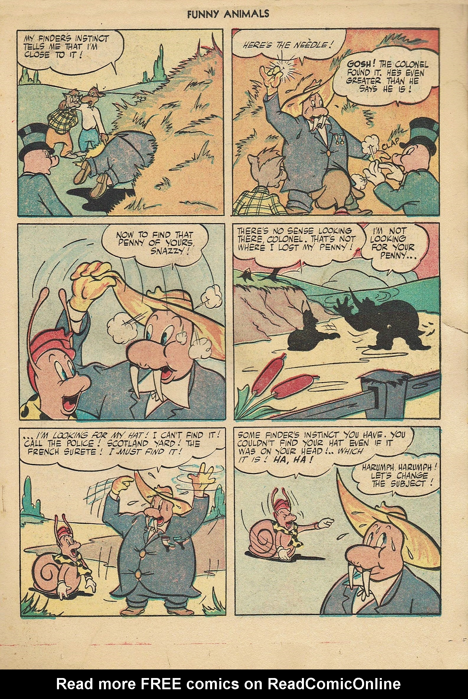 Read online Fawcett's Funny Animals comic -  Issue #46 - 27