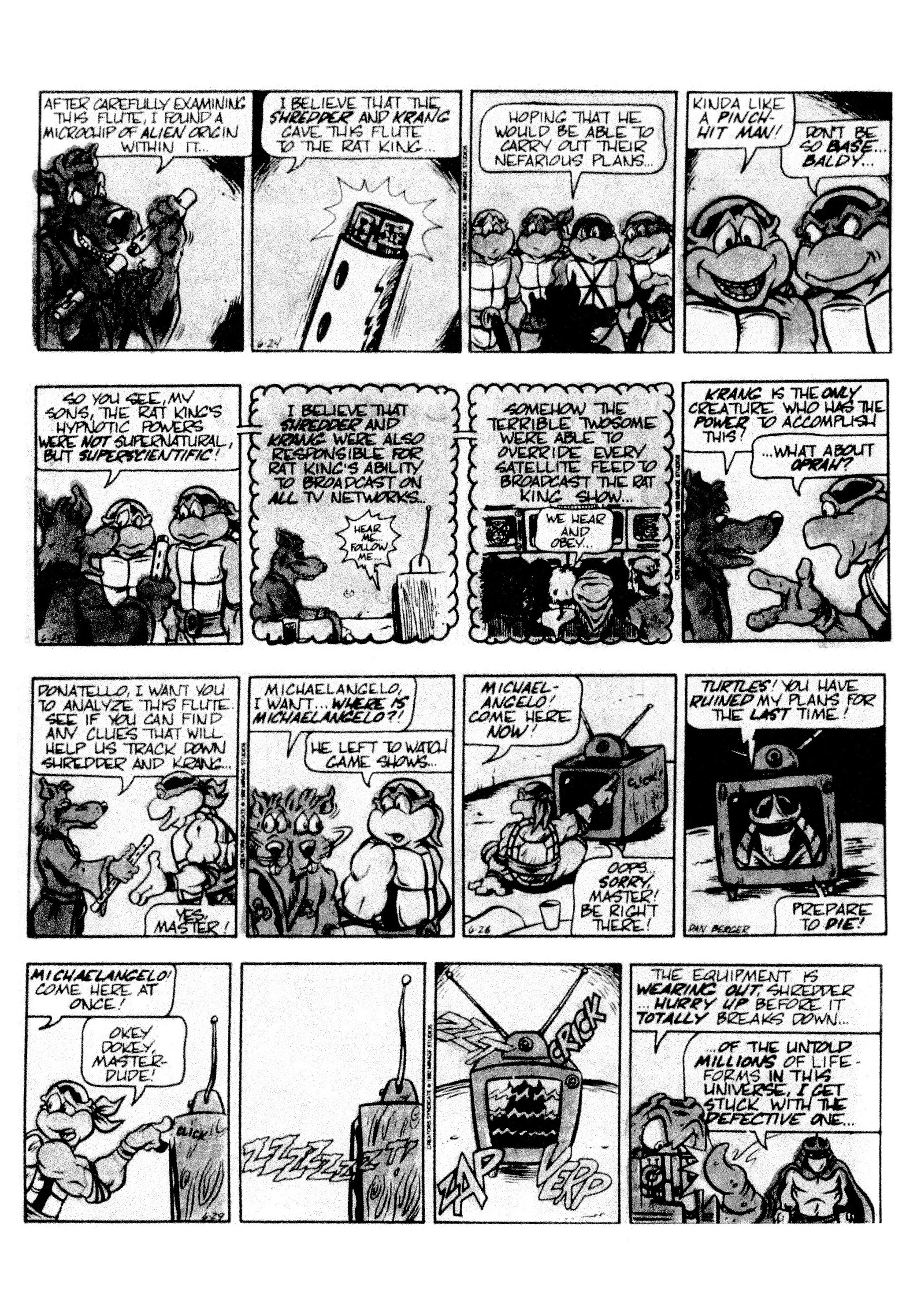 Read online Teenage Mutant Ninja Turtles: Complete Newspaper Daily Comic Strip Collection comic -  Issue # TPB 2 (Part 2) - 17