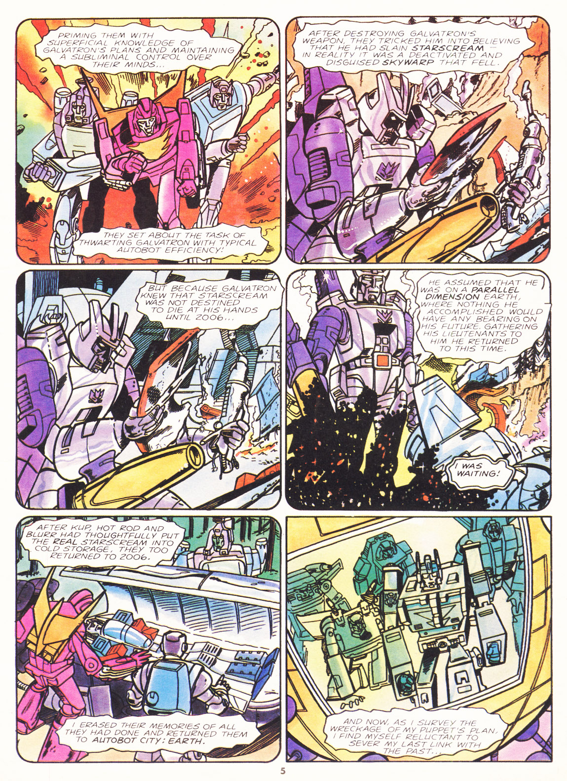 Read online The Transformers (UK) comic -  Issue #88 - 5