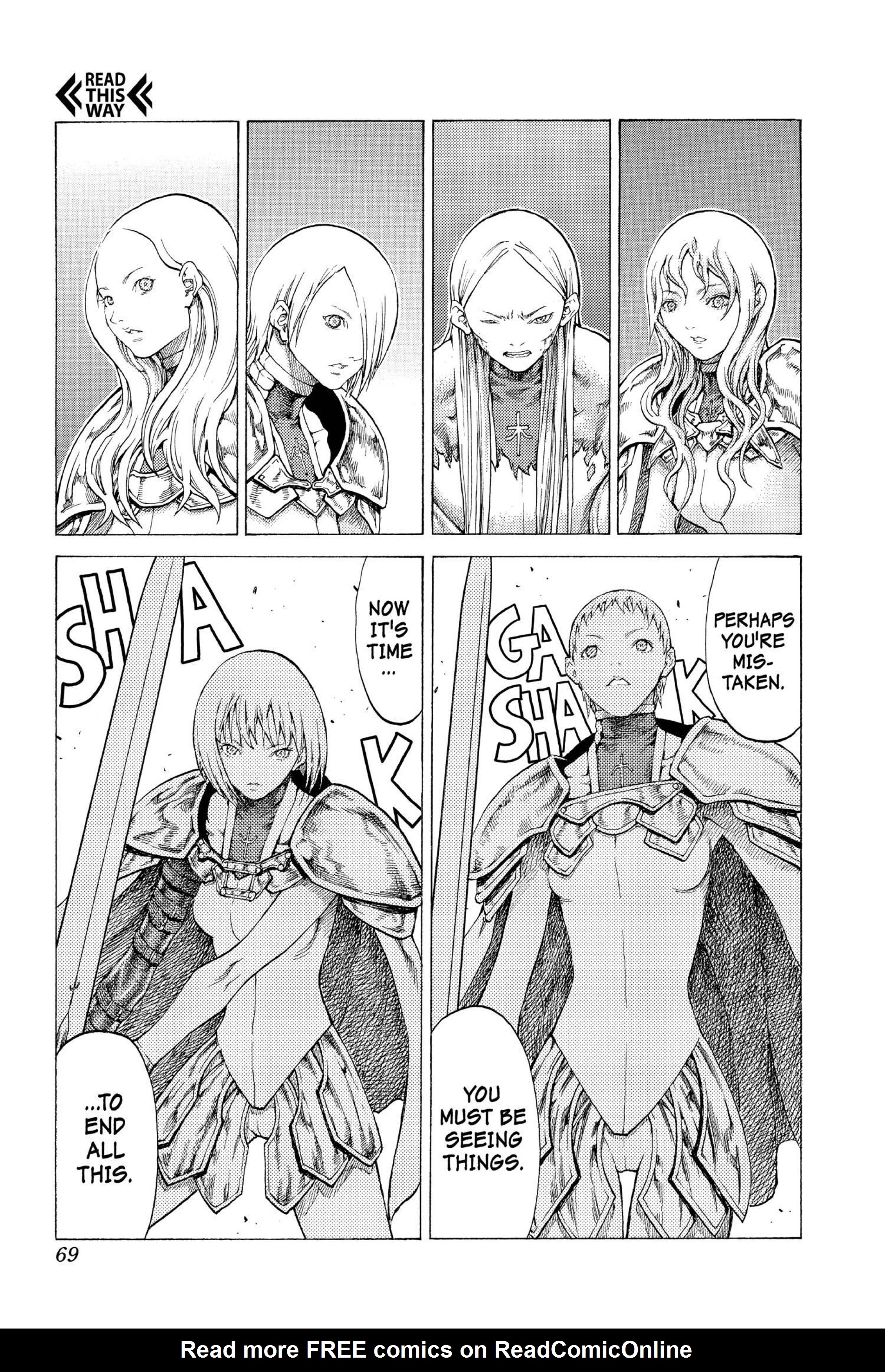 Read online Claymore comic -  Issue #10 - 64
