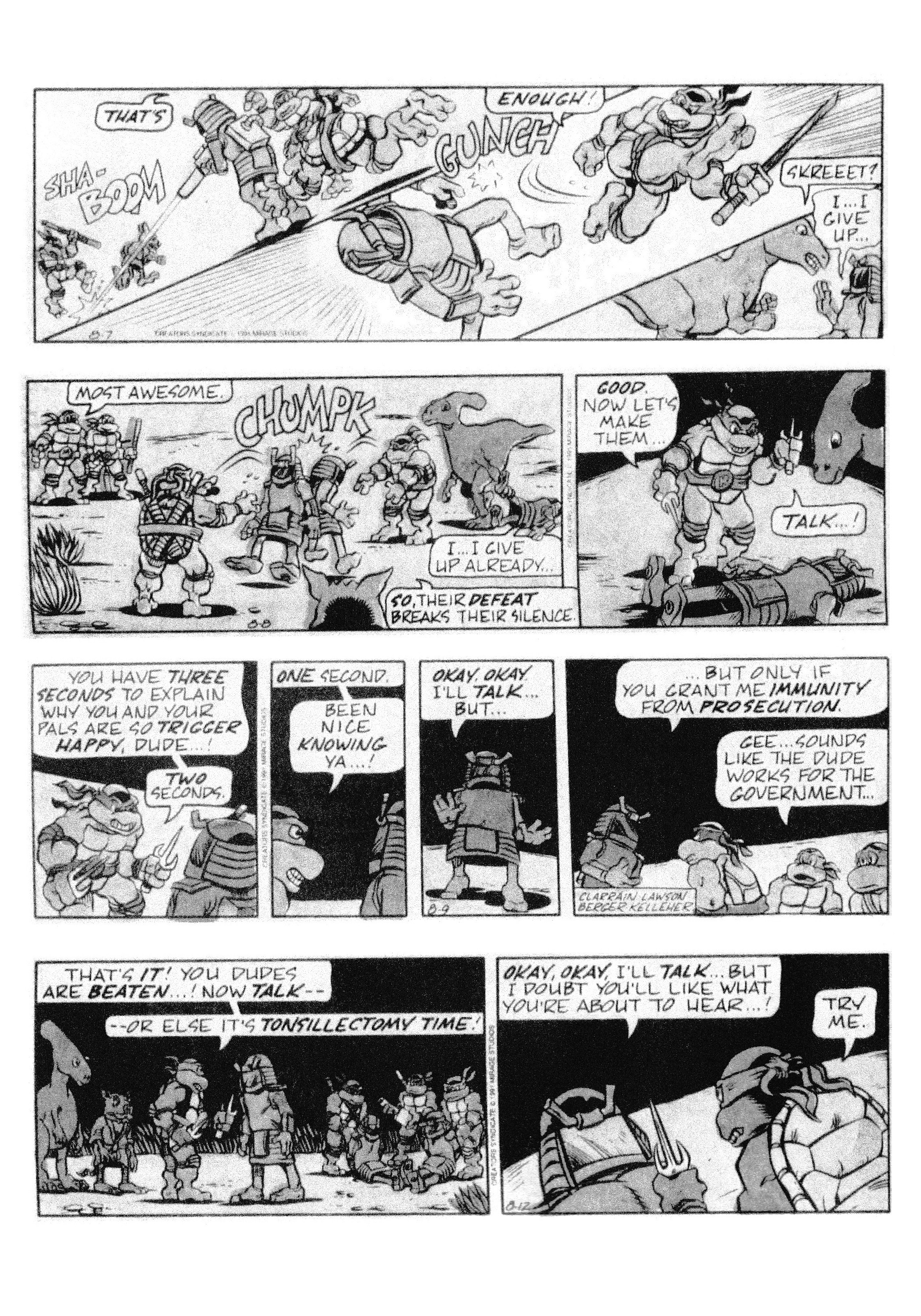 Read online Teenage Mutant Ninja Turtles: Complete Newspaper Daily Comic Strip Collection comic -  Issue # TPB 2 (Part 1) - 56