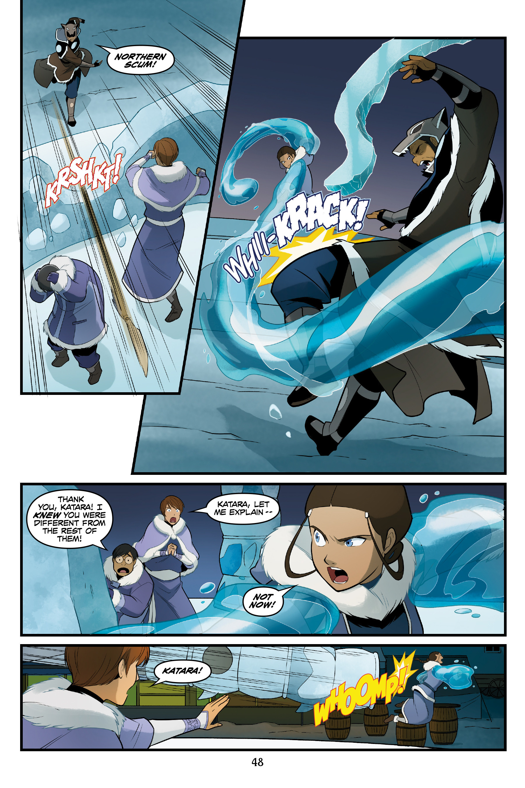 Read online Nickelodeon Avatar: The Last Airbender - North and South comic -  Issue #2 - 48