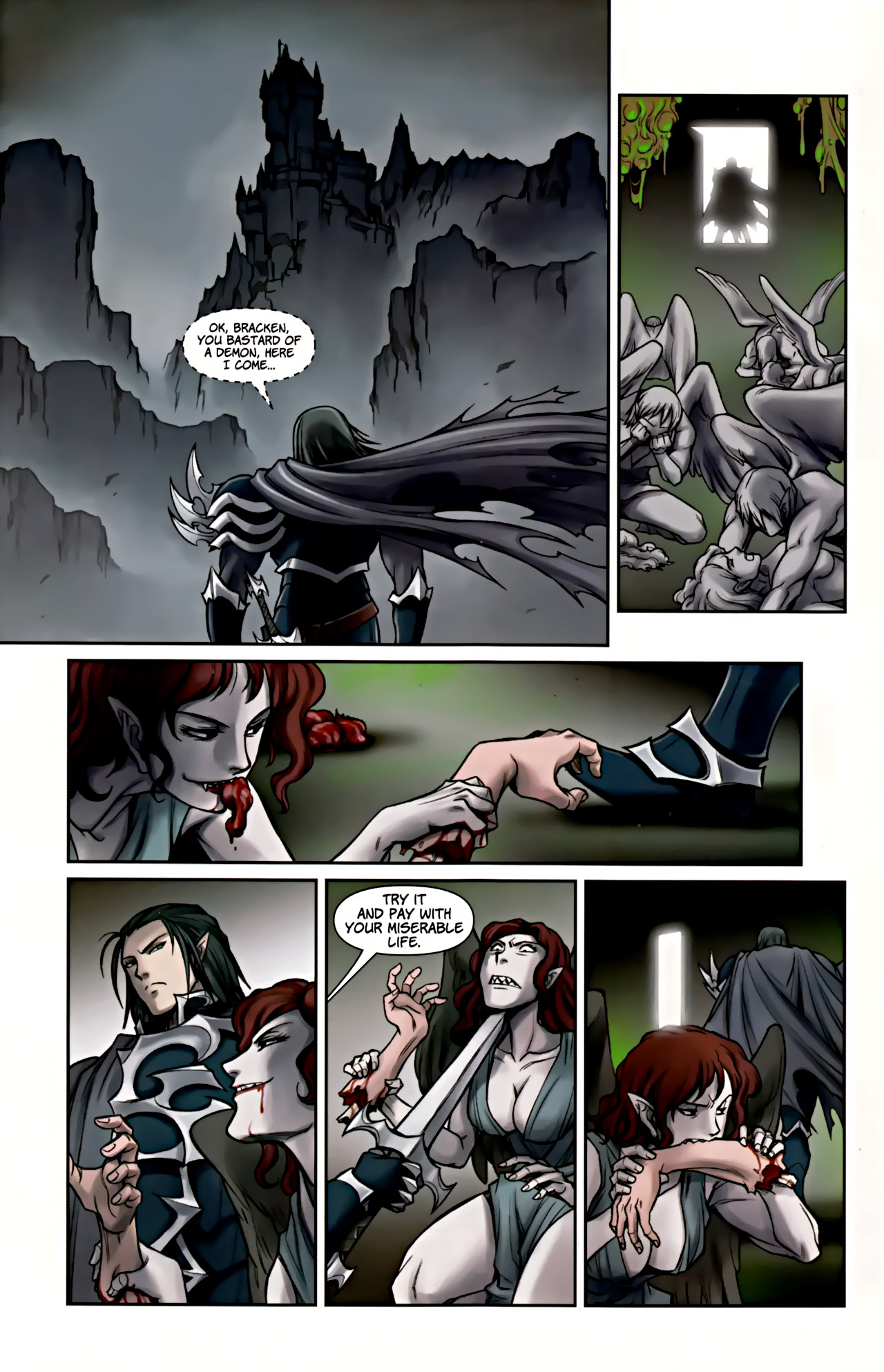 Read online Lords of Avalon: Knight of Darkness comic -  Issue #1 - 19