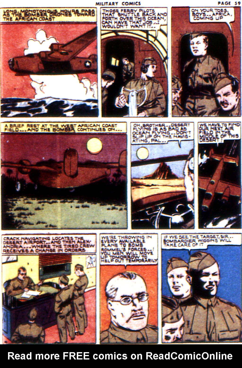 Read online Military Comics comic -  Issue #14 - 61