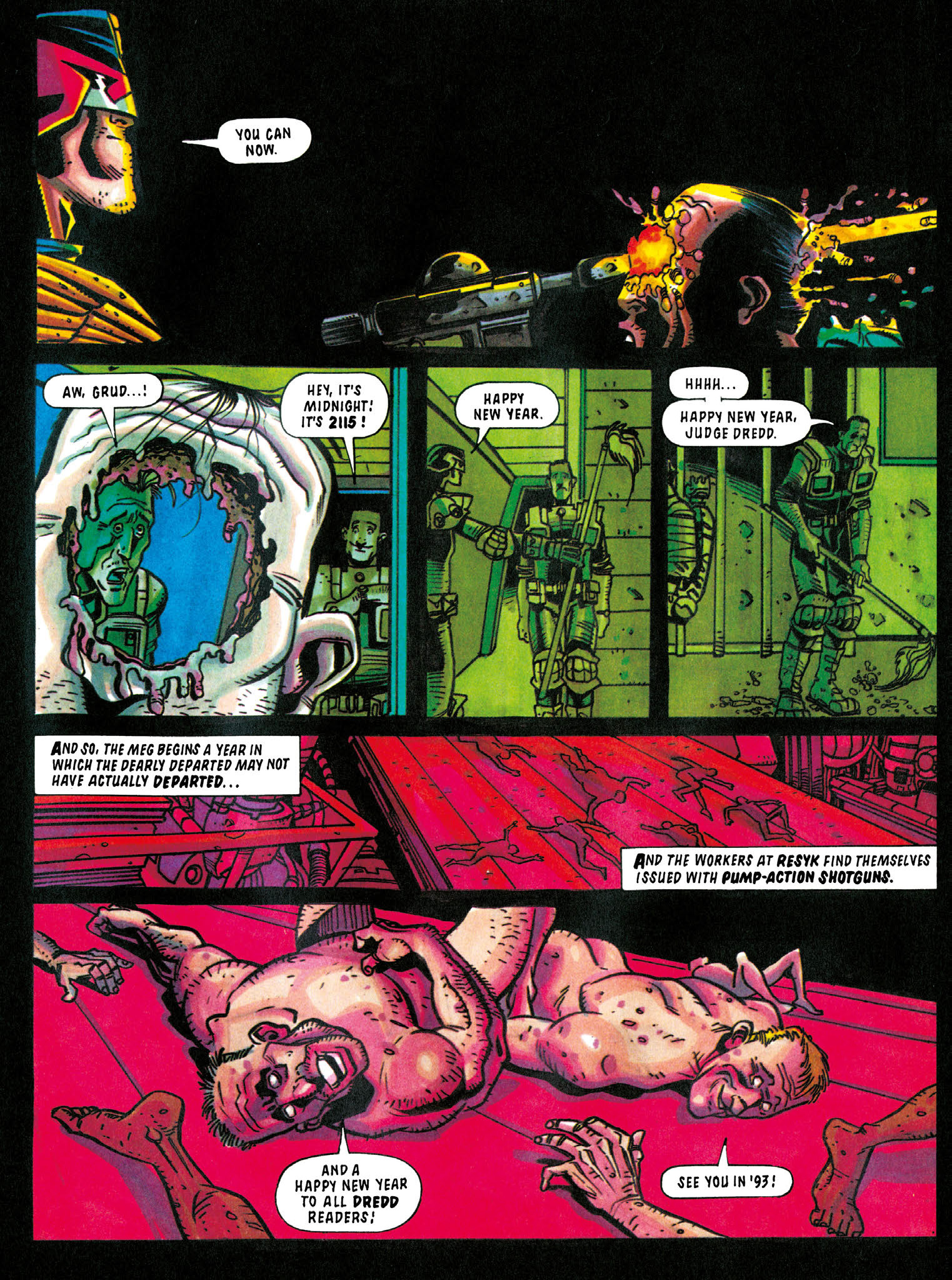 Read online Essential Judge Dredd: Judgement Day comic -  Issue # TPB - 161