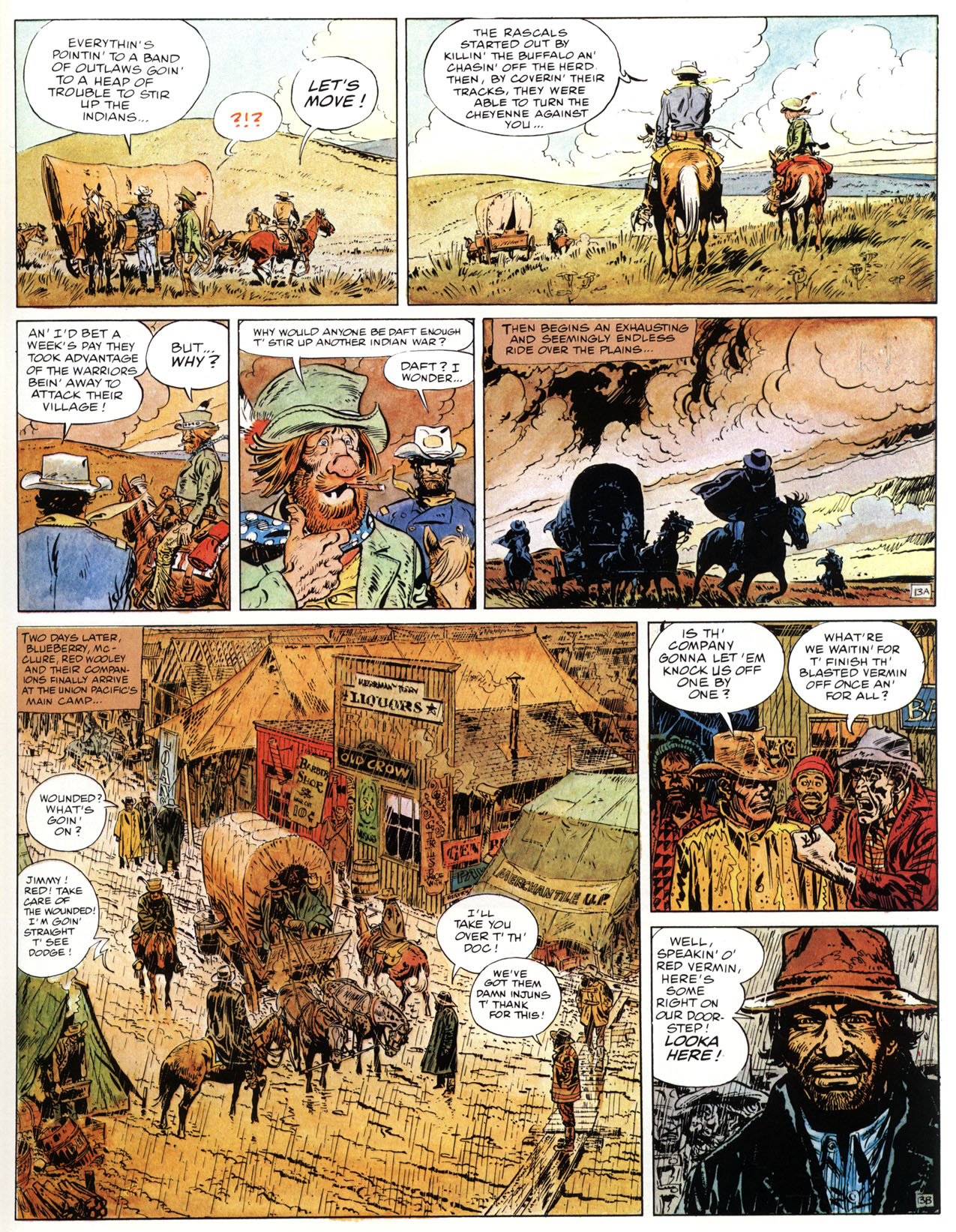 Read online Epic Graphic Novel: Lieutenant Blueberry comic -  Issue #1 - 17