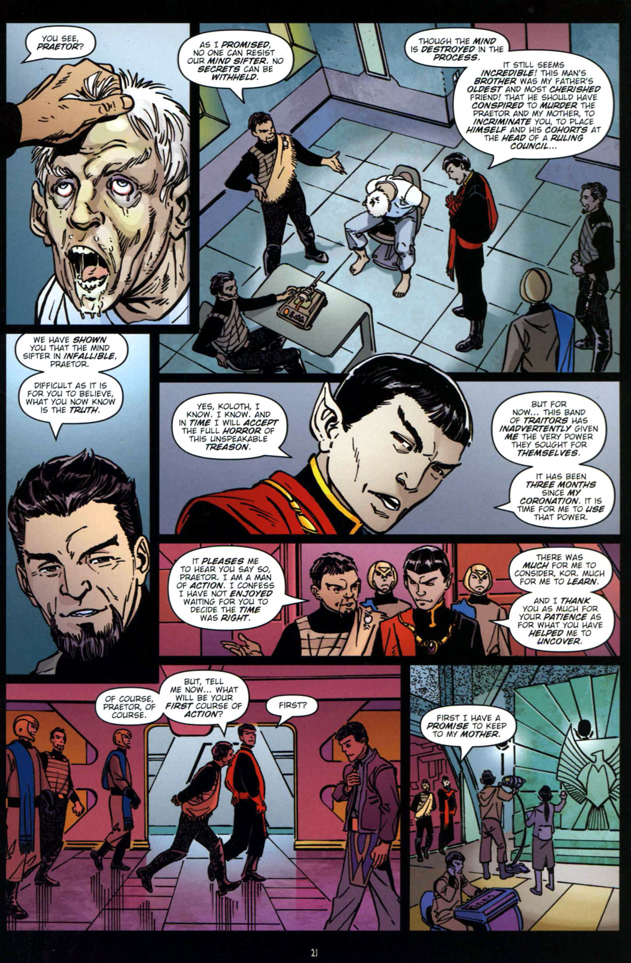 Read online Star Trek: Romulans - The Hollow Crown comic -  Issue #2 - 22