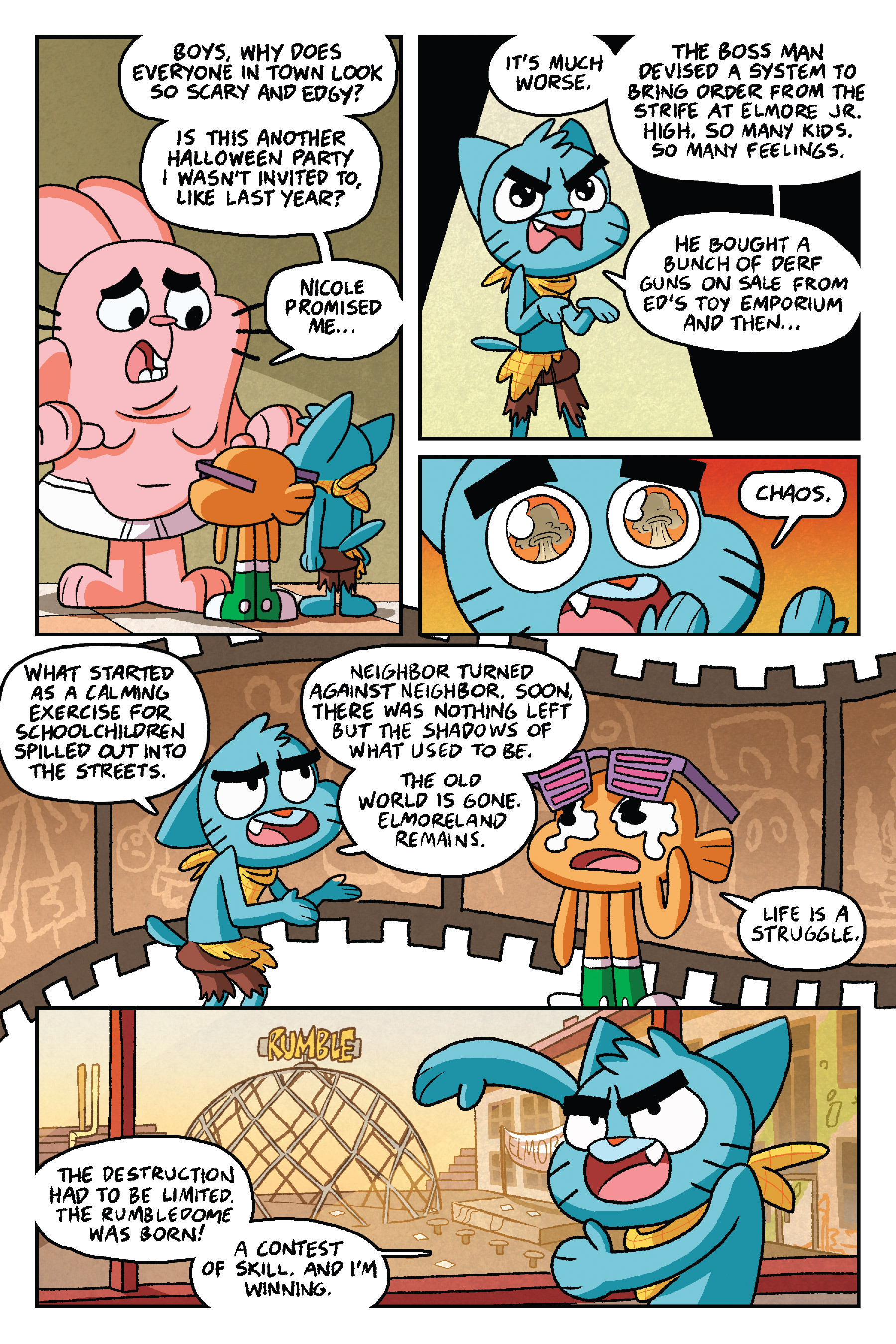 Read online The Amazing World of Gumball: Fairy Tale Trouble comic -  Issue # Full - 145