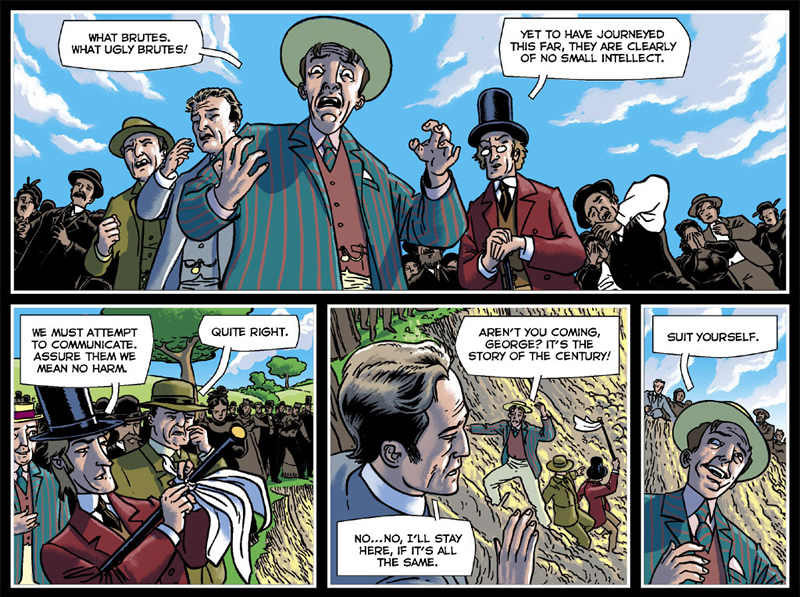 Read online H. G. Wells' The War of the Worlds comic -  Issue # TPB - 21