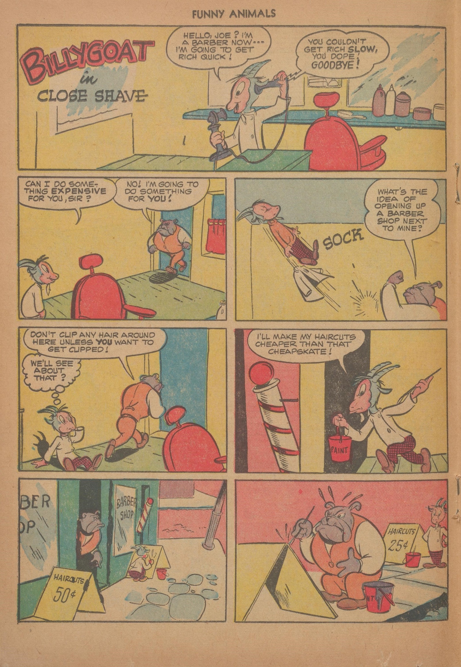 Read online Fawcett's Funny Animals comic -  Issue #70 - 18