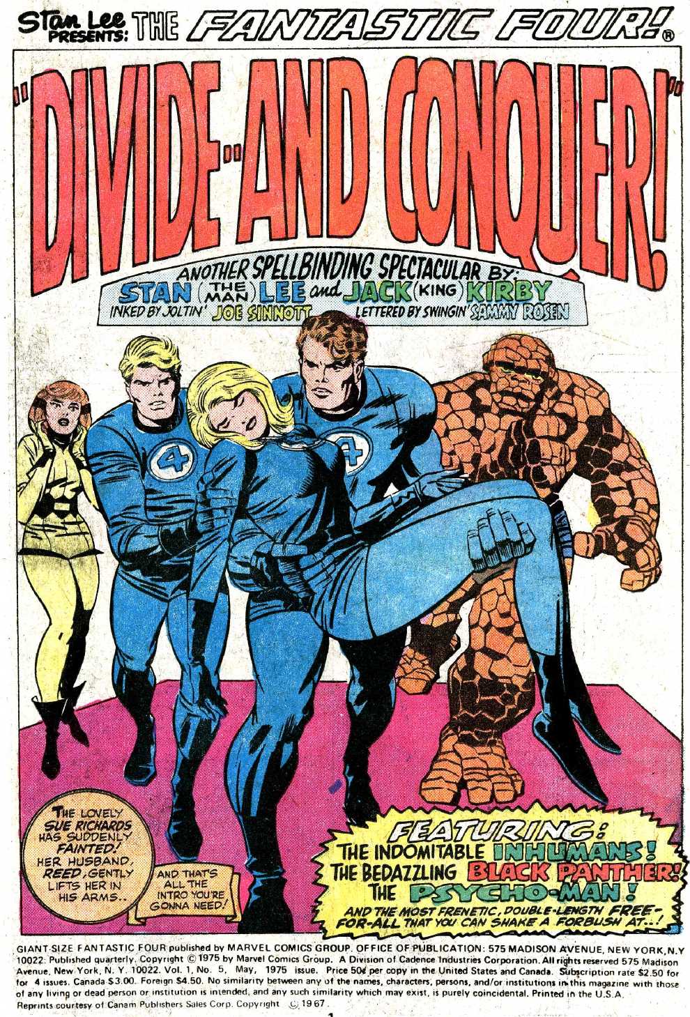 Read online Giant-Size Fantastic Four comic -  Issue #5 - 3