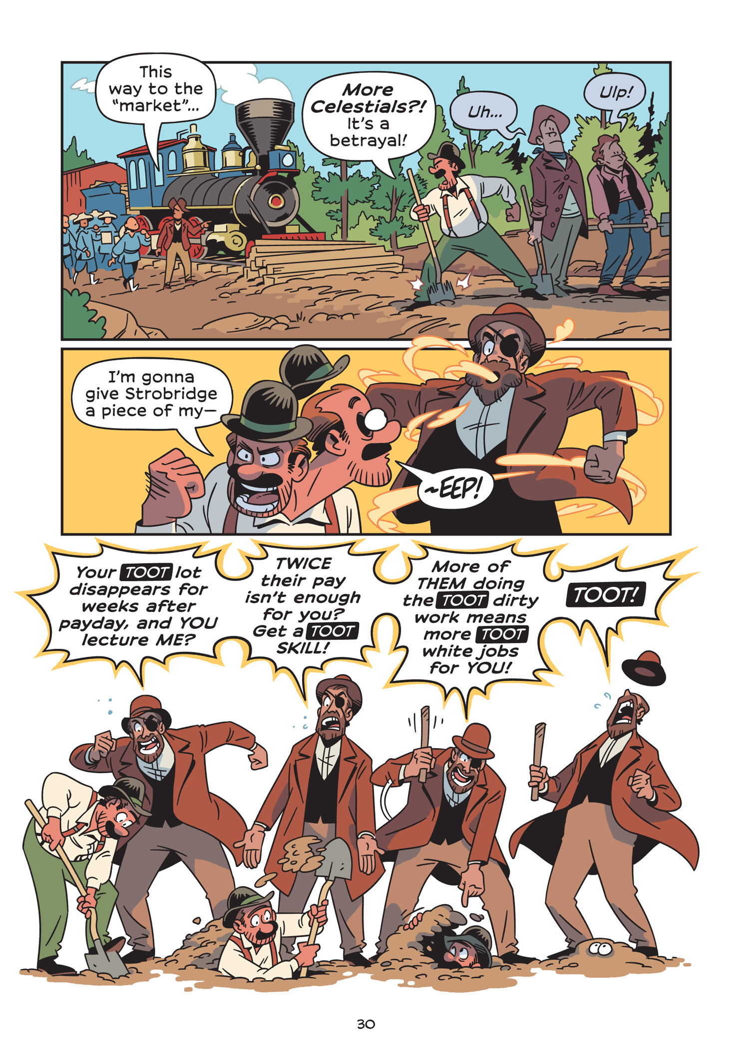 Read online History Comics comic -  Issue # The Transcontinental Railroad - 39