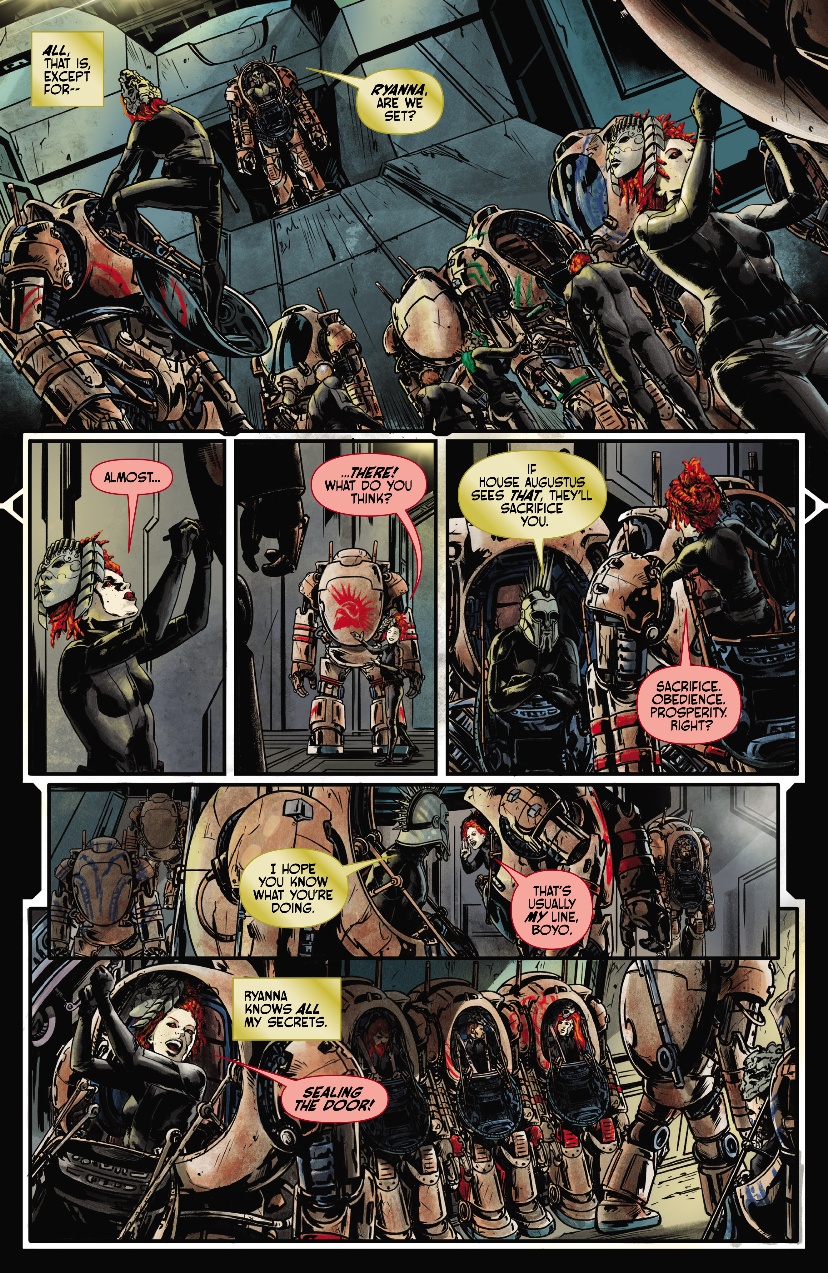 Read online Pierce Brown's Red Rising: Sons of Ares: Forbidden Song comic -  Issue # TPB - 9