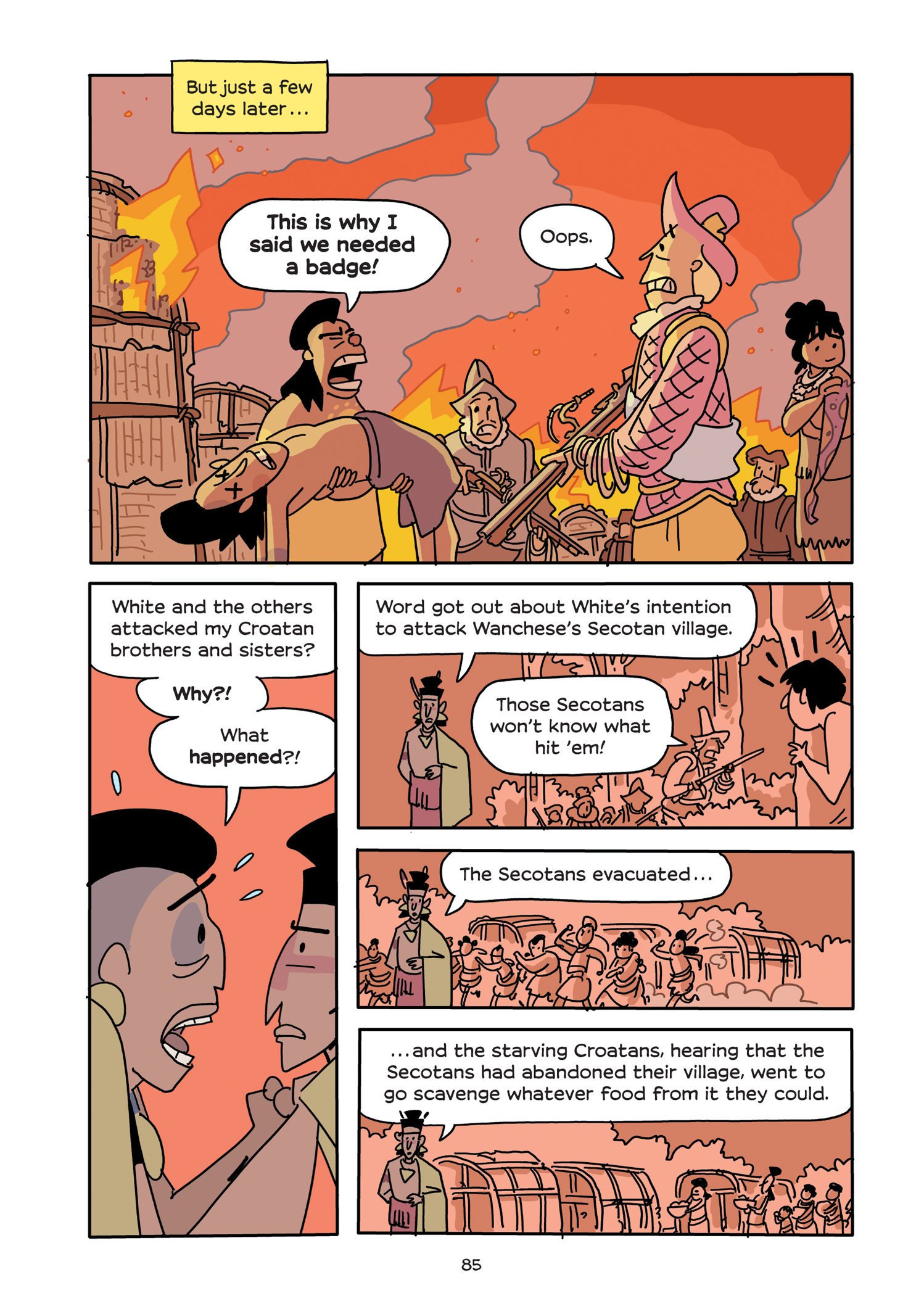 Read online History Comics comic -  Issue # The Roanoke Colony - Americas First Mystery - 90