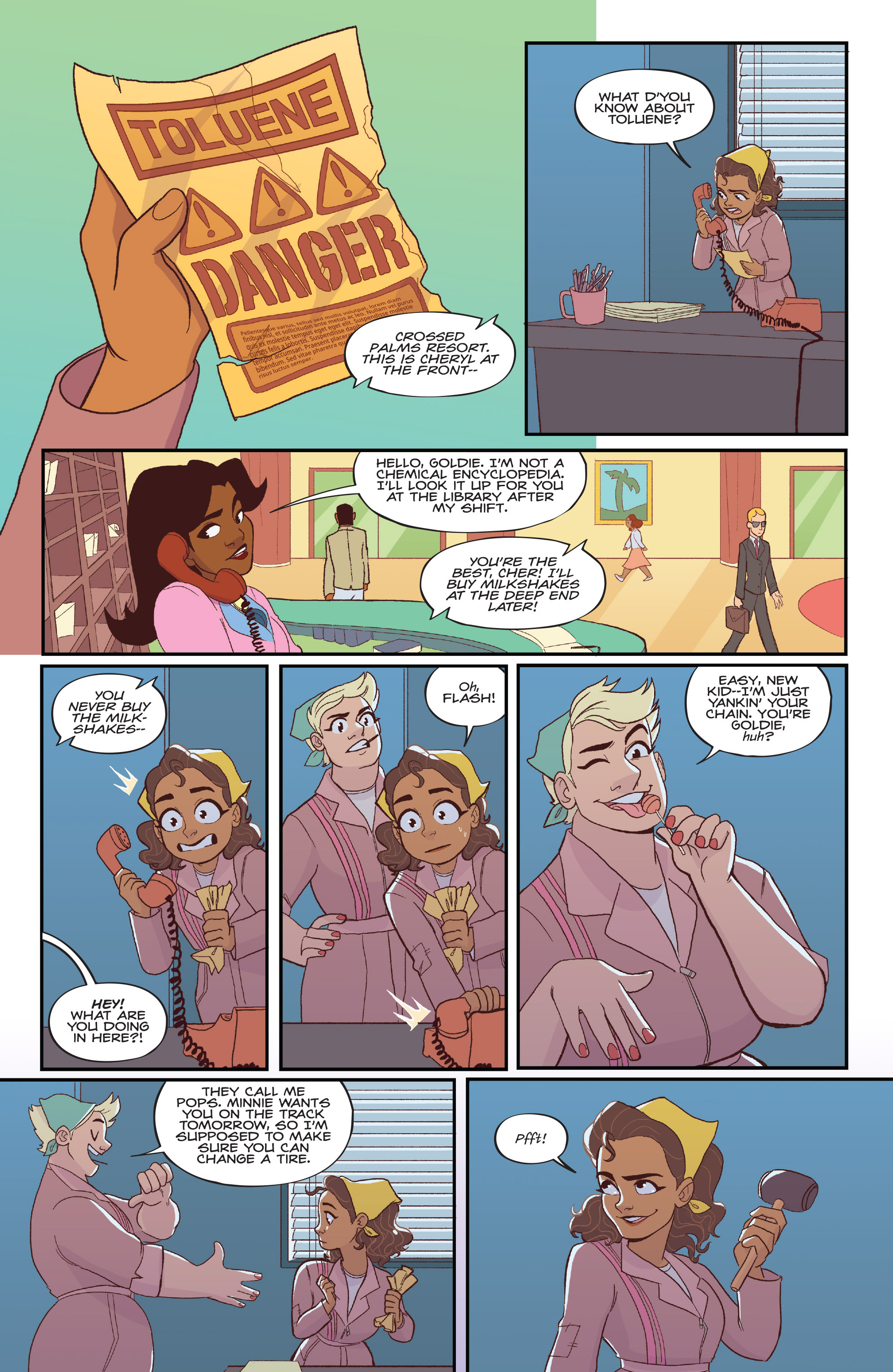 Read online Goldie Vance comic -  Issue #10 - 7