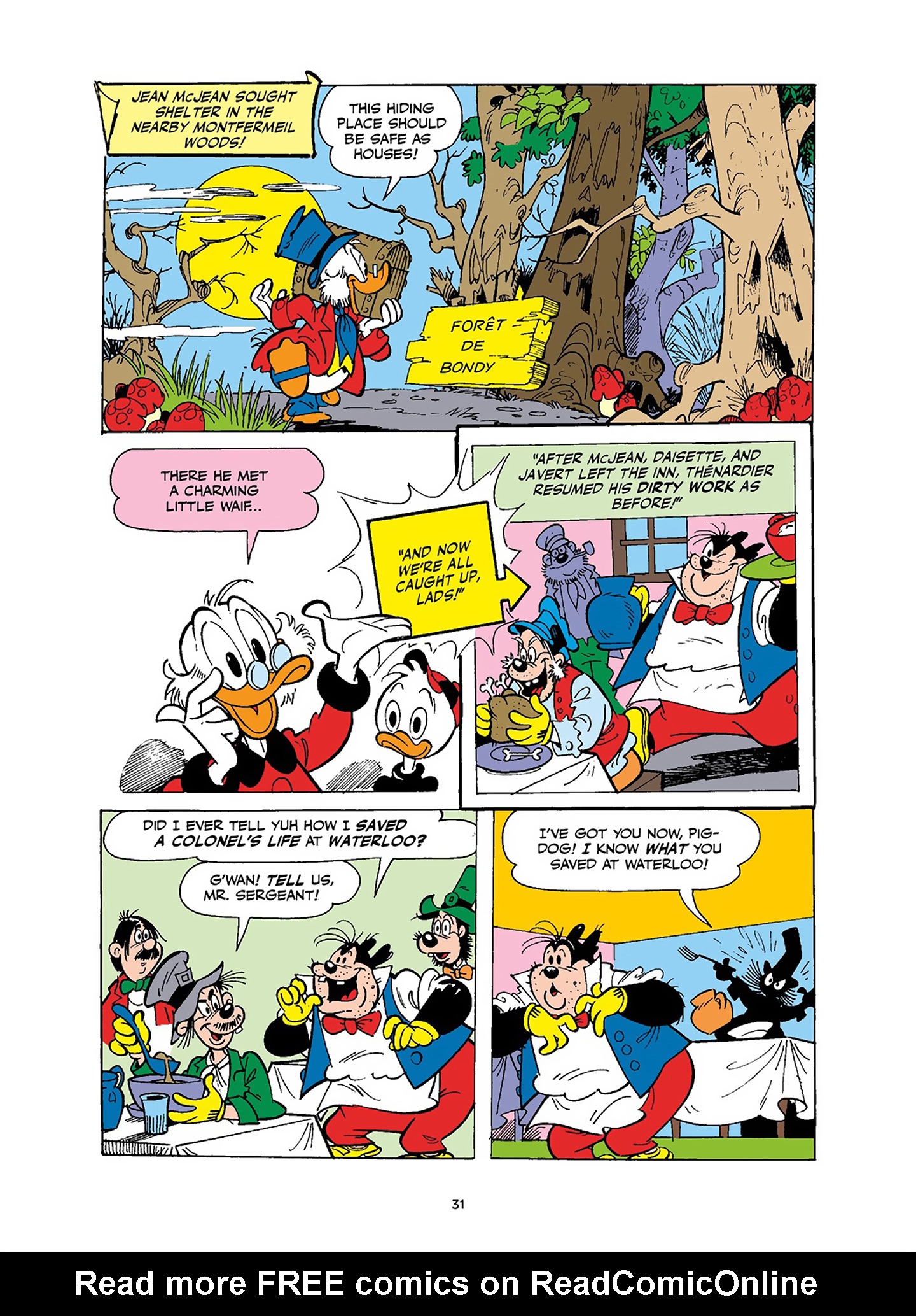 Read online Uncle Scrooge and Donald Duck in Les Misérables and War and Peace comic -  Issue # TPB (Part 1) - 32