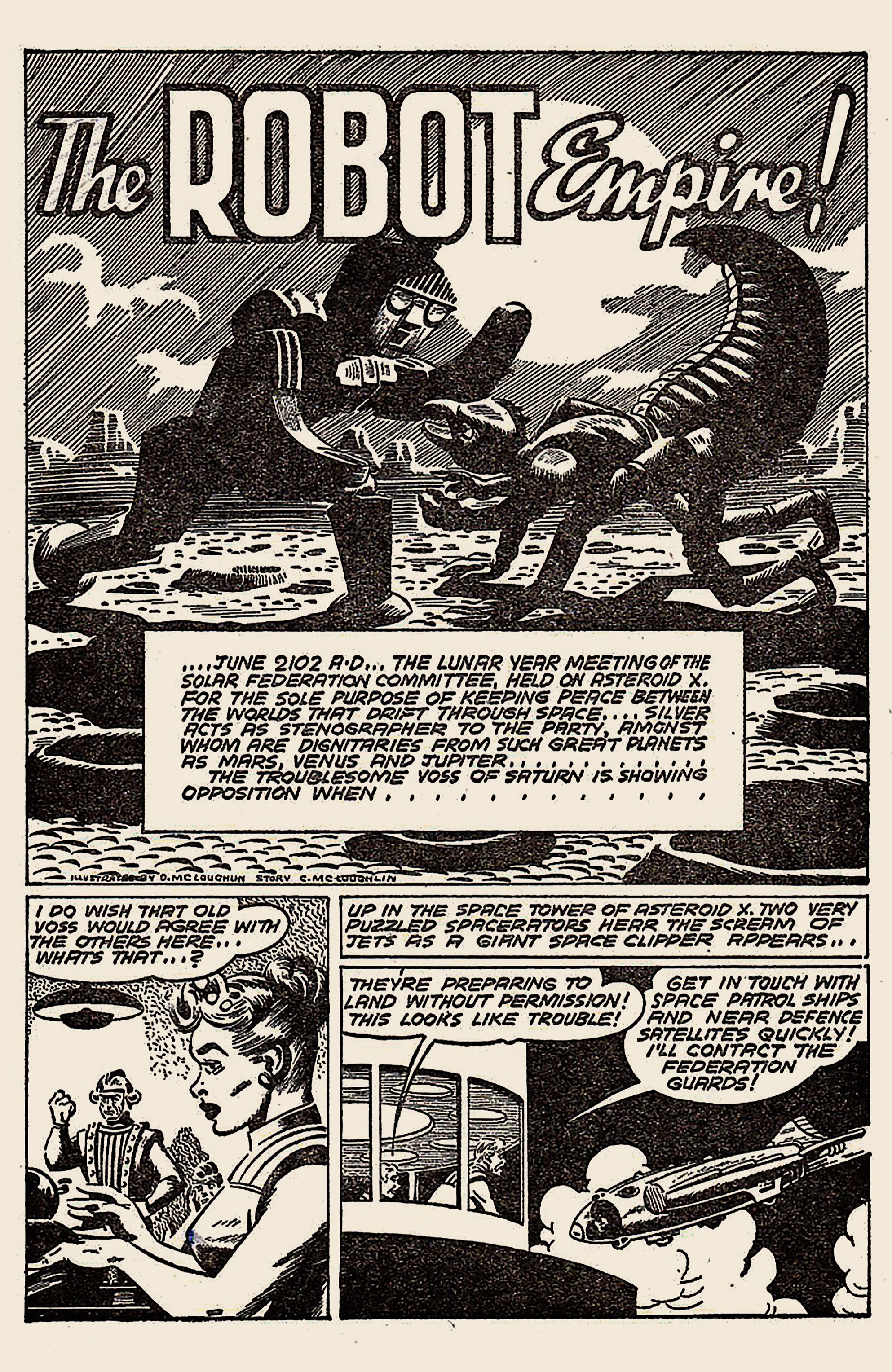 Read online J. Werner presents Classic Pulp comic -  Issue # Robots - 16