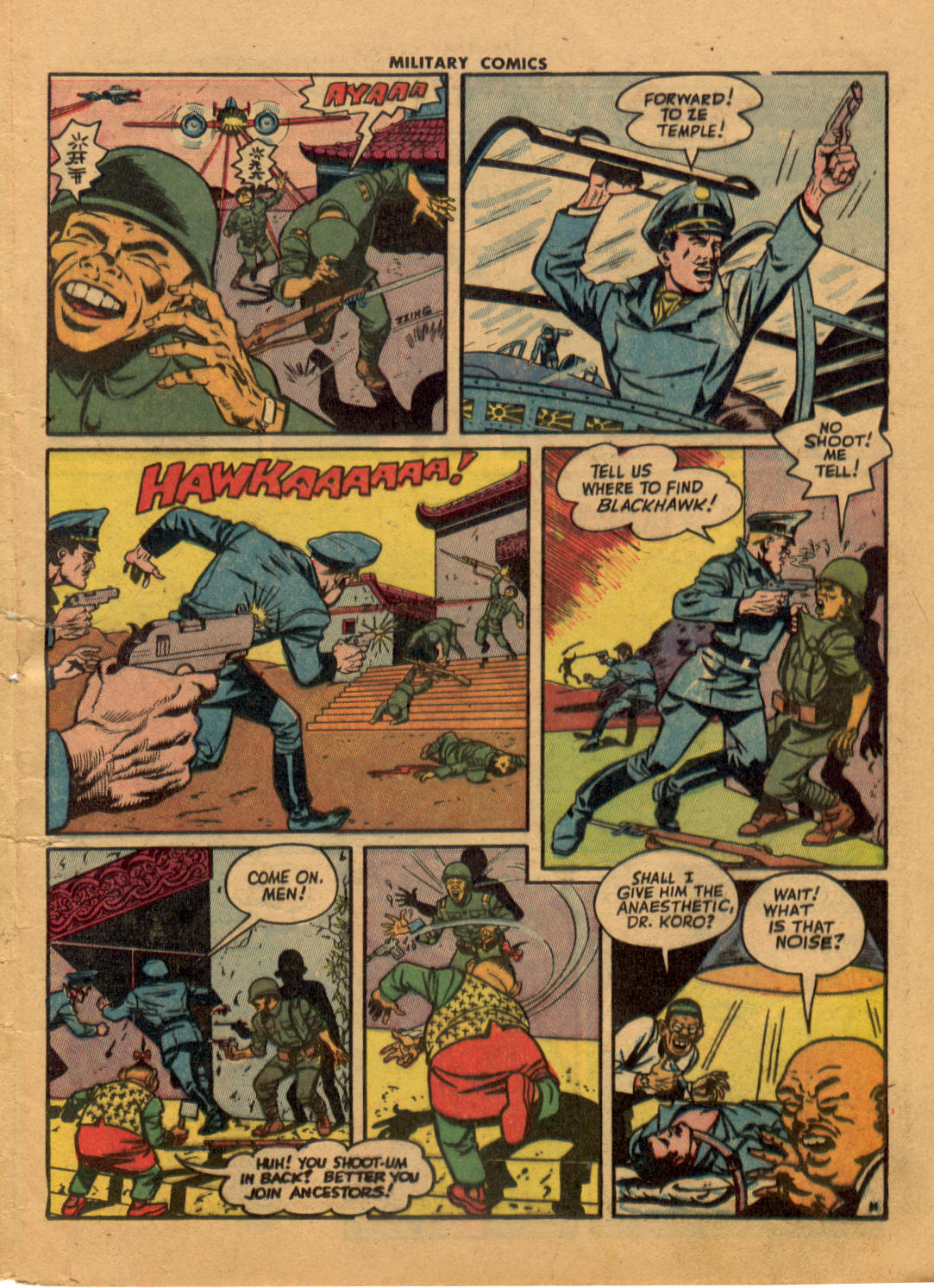 Read online Military Comics comic -  Issue #30 - 12