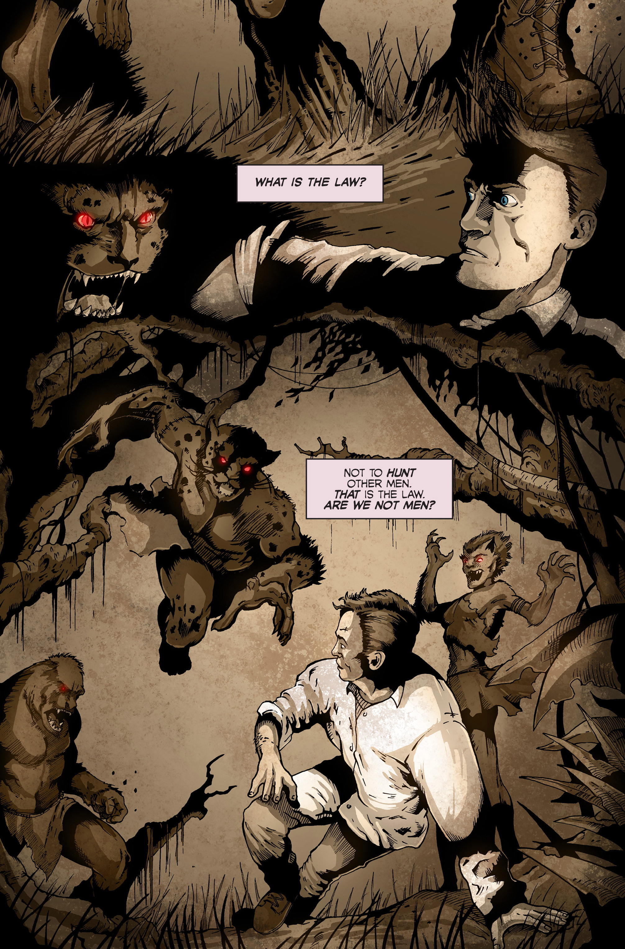 Read online The Army of Dr. Moreau comic -  Issue #1 - 3