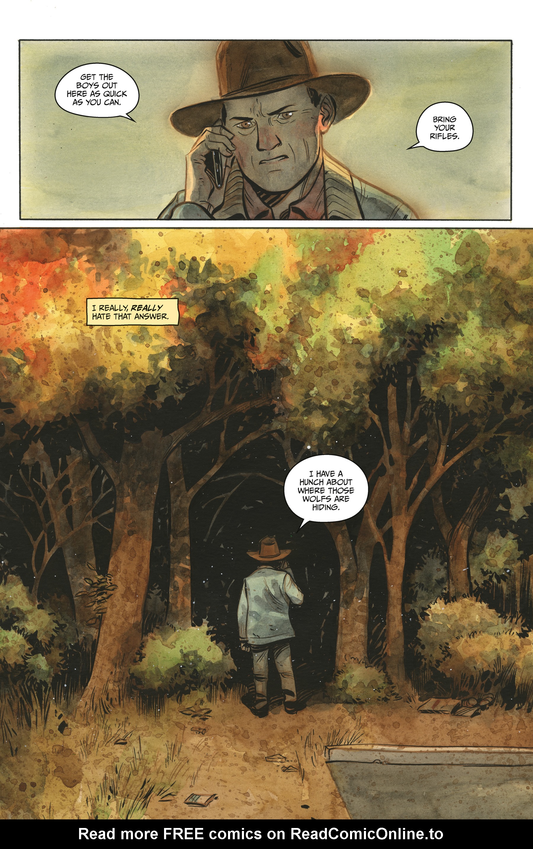 Read online The Lonesome Hunters: The Wolf Child comic -  Issue #2 - 23