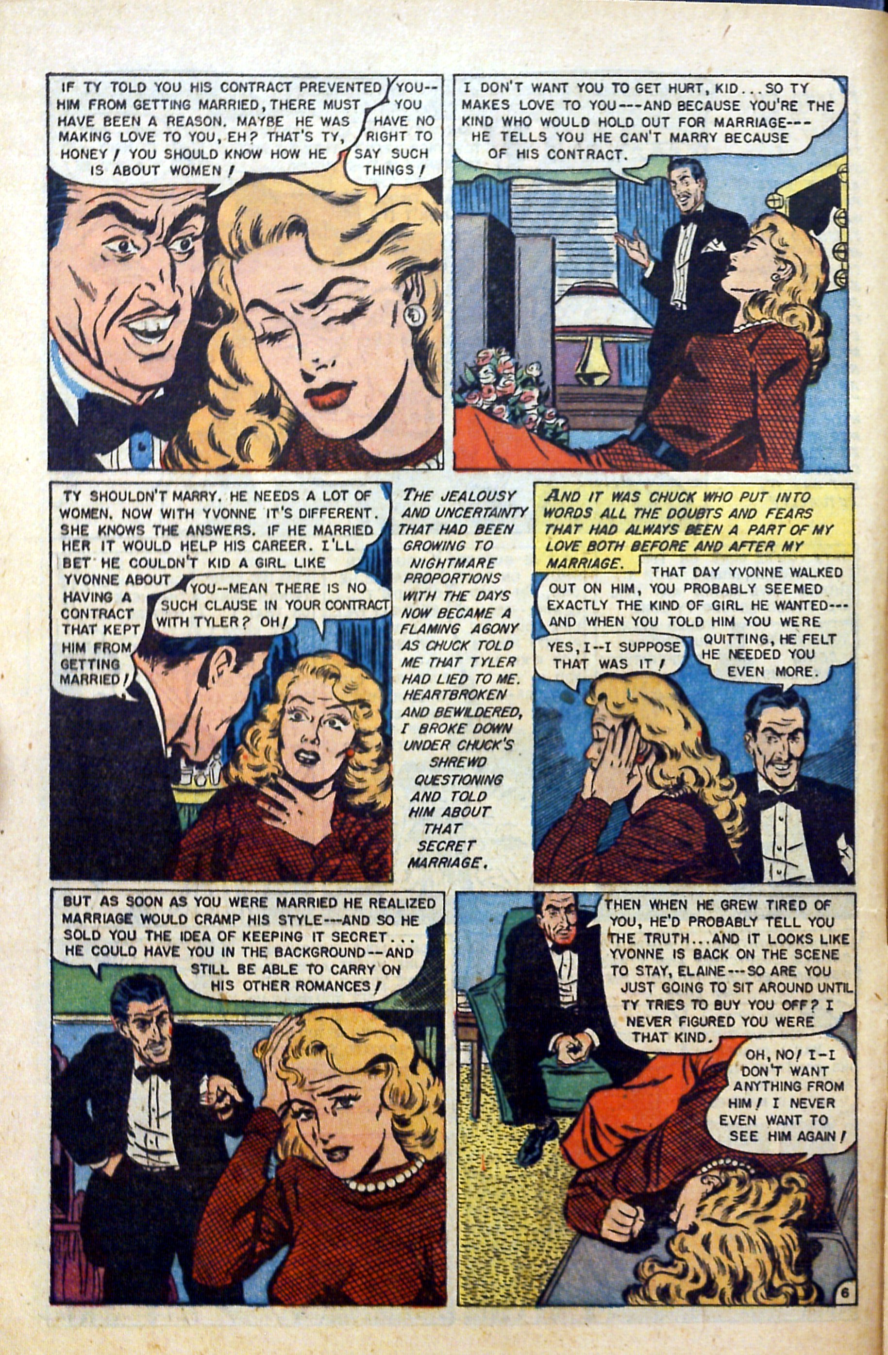 Read online Glamorous Romances comic -  Issue #68 - 8