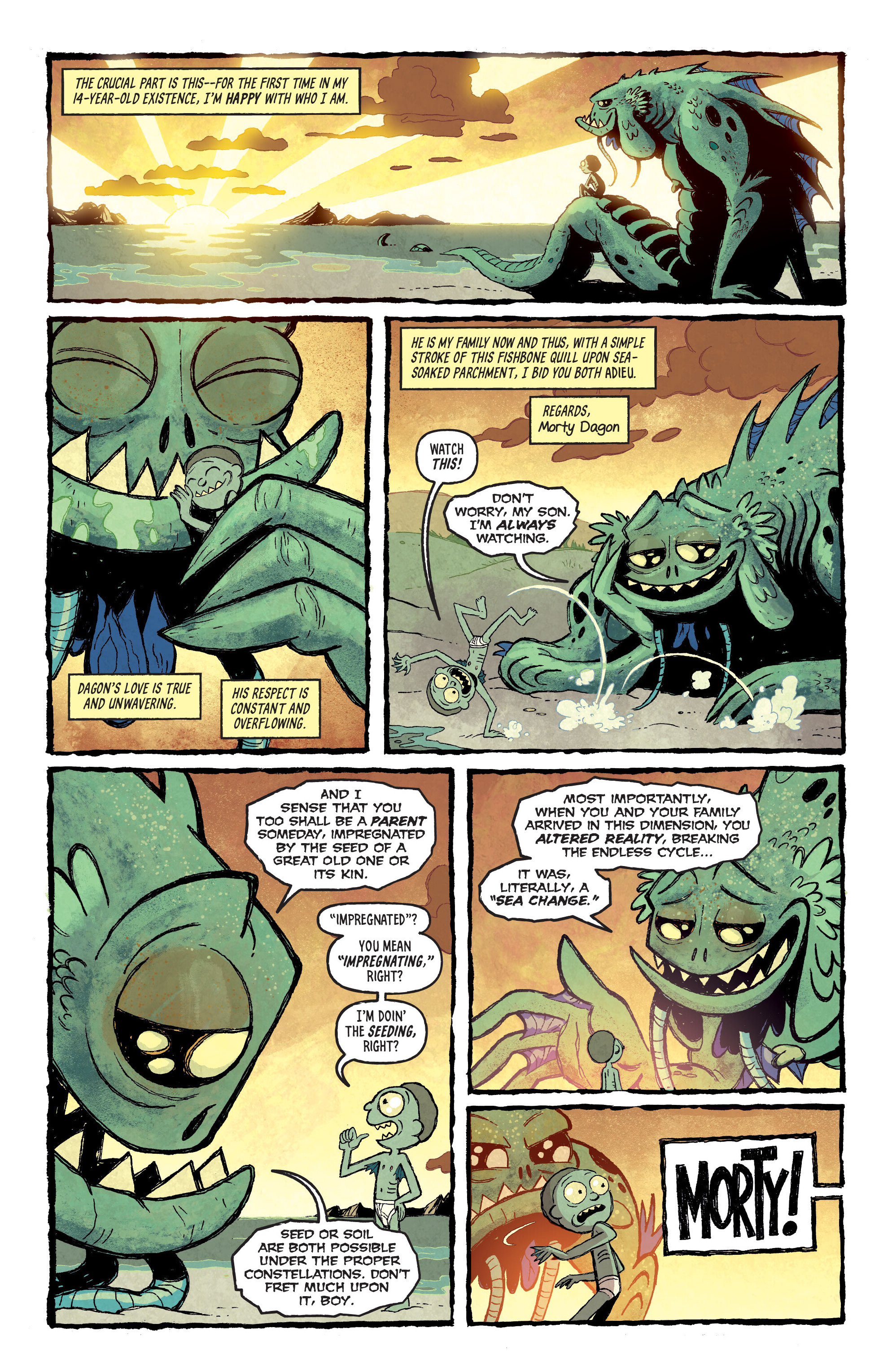 Read online Rick and Morty: vs. Cthulhu comic -  Issue # TPB - 80