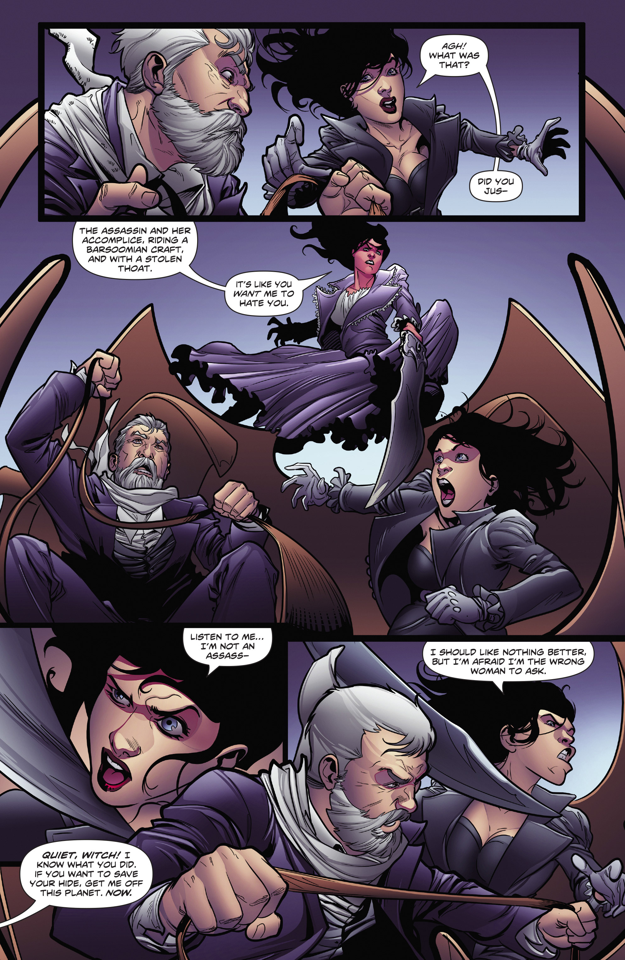 Read online Swords of Sorrow: Dejah Thoris & Irene Adler comic -  Issue #3 - 12