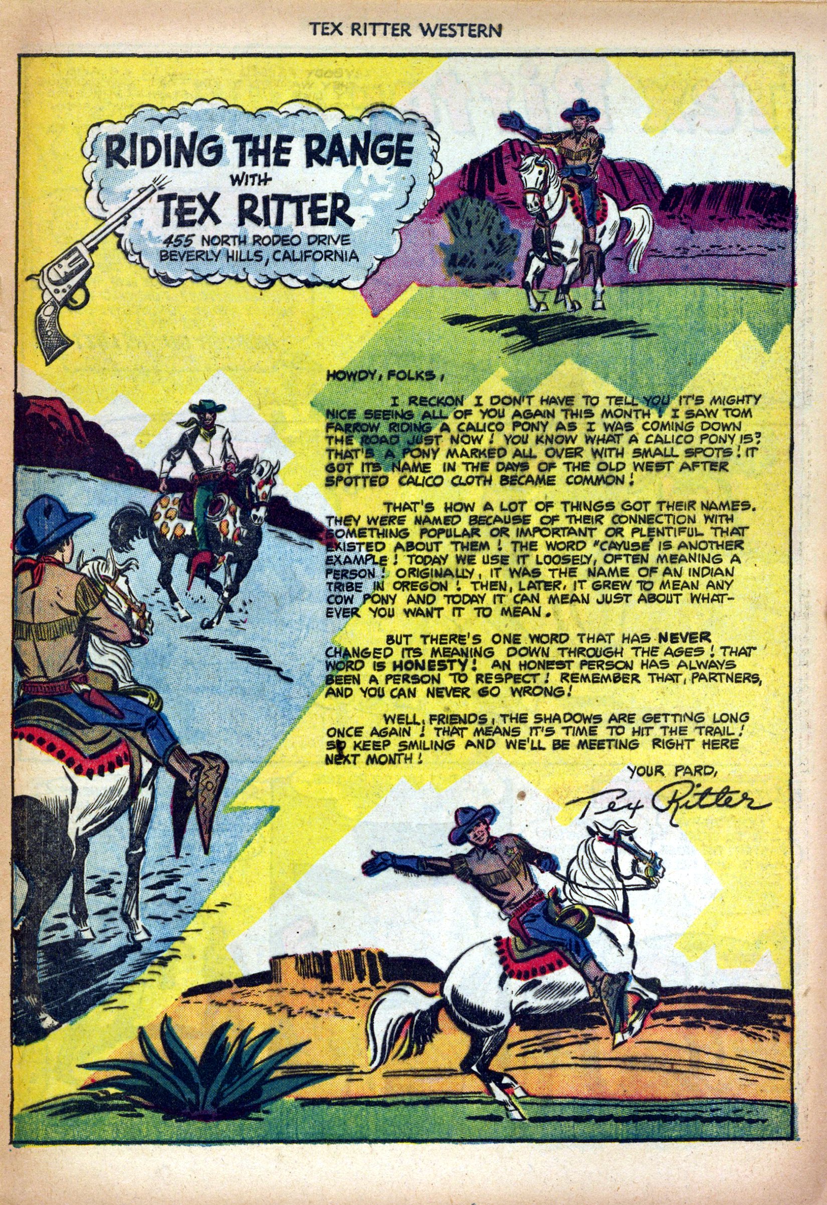 Read online Tex Ritter Western comic -  Issue #13 - 17