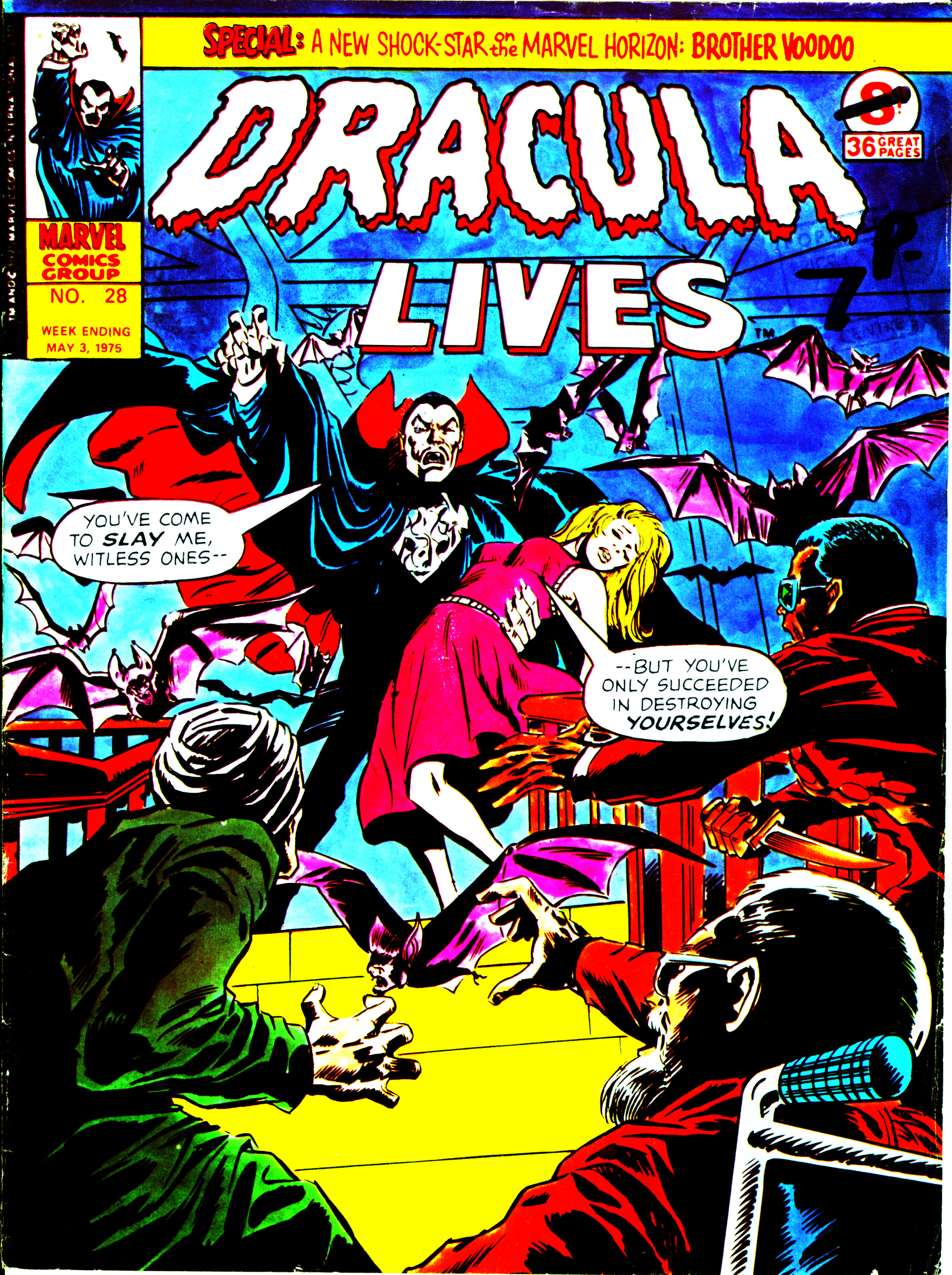 Read online Dracula Lives (1974) comic -  Issue #28 - 1