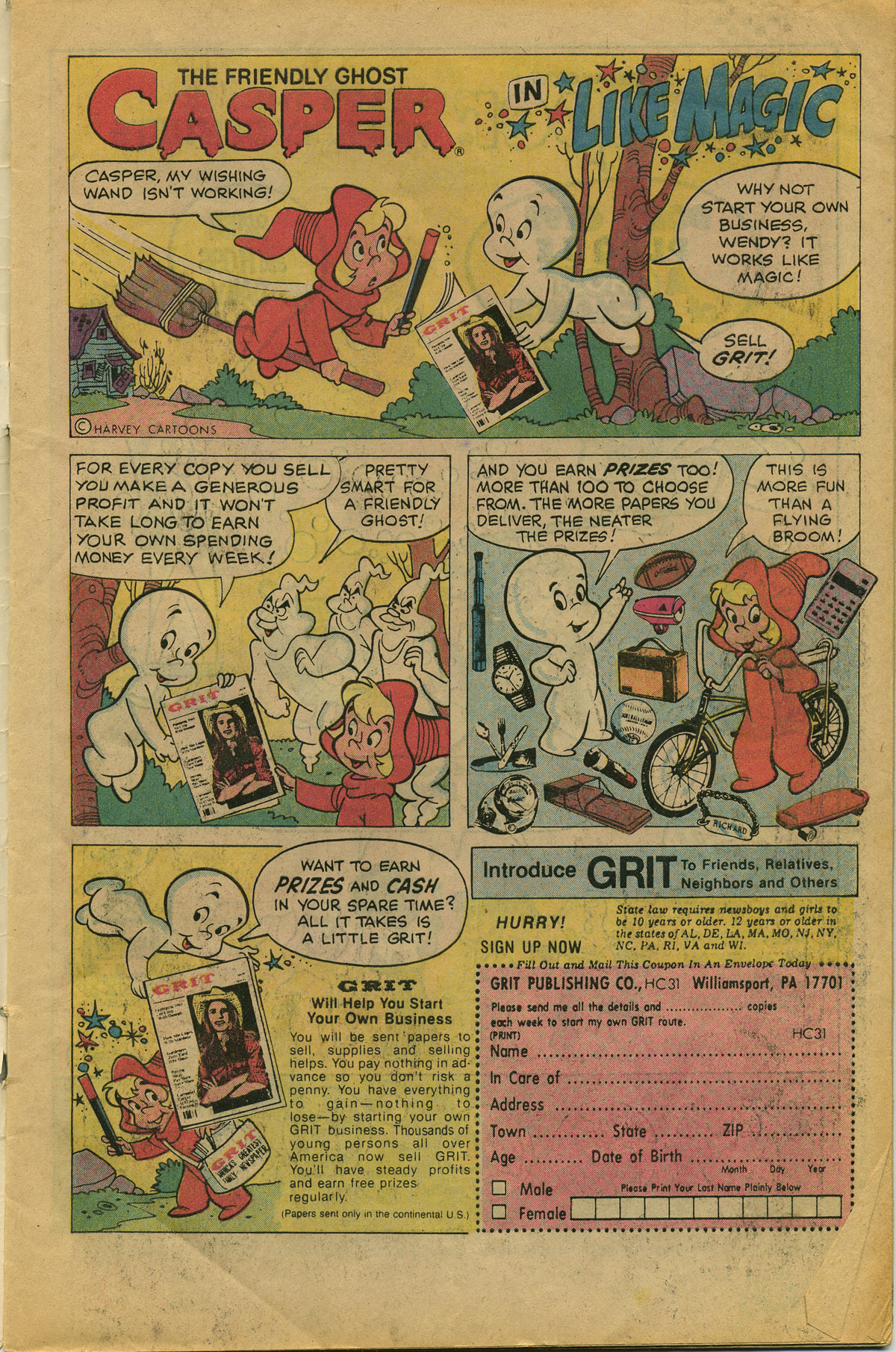 Read online Richie Rich & Dollar the Dog comic -  Issue #19 - 3