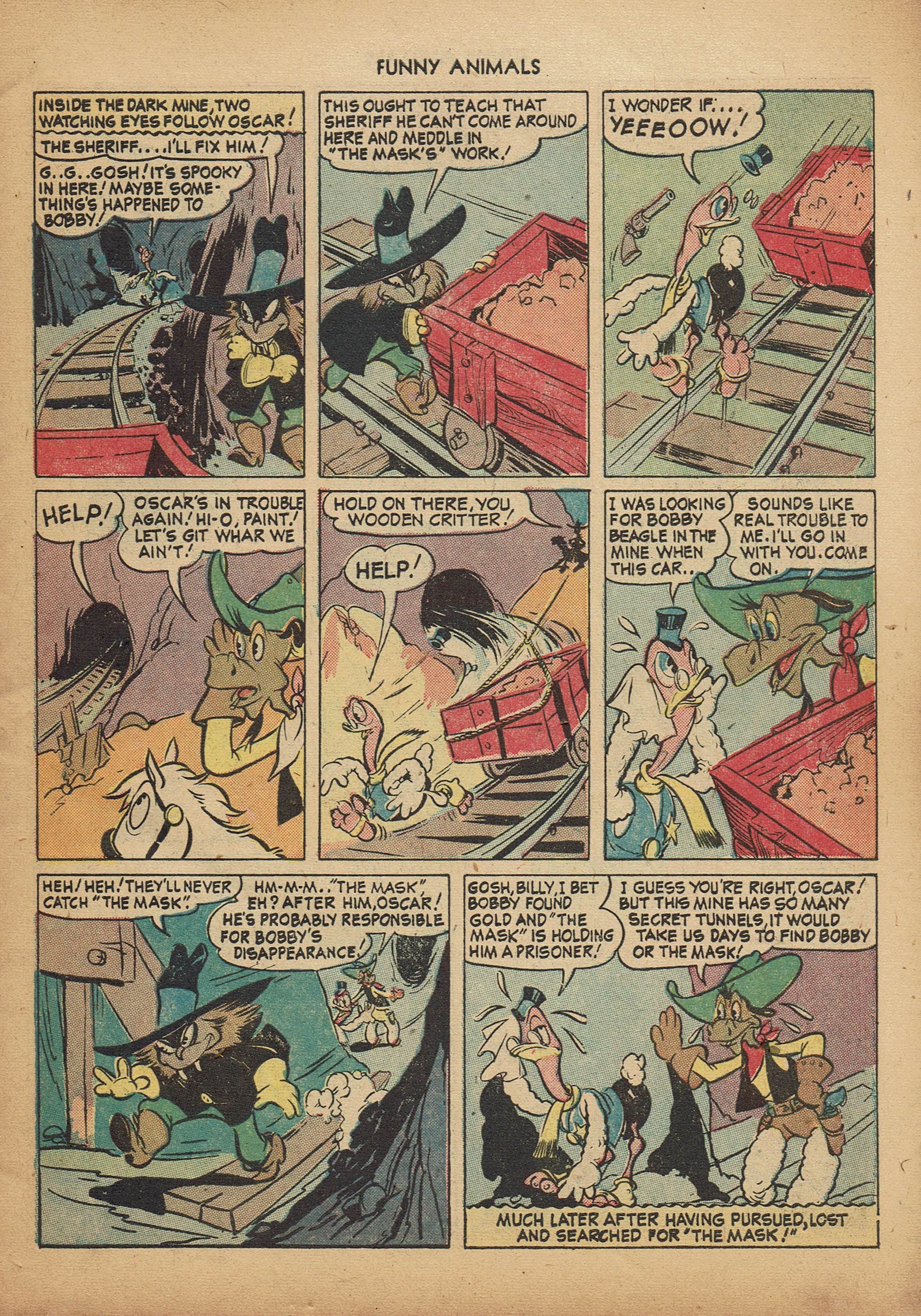 Read online Fawcett's Funny Animals comic -  Issue #22 - 11