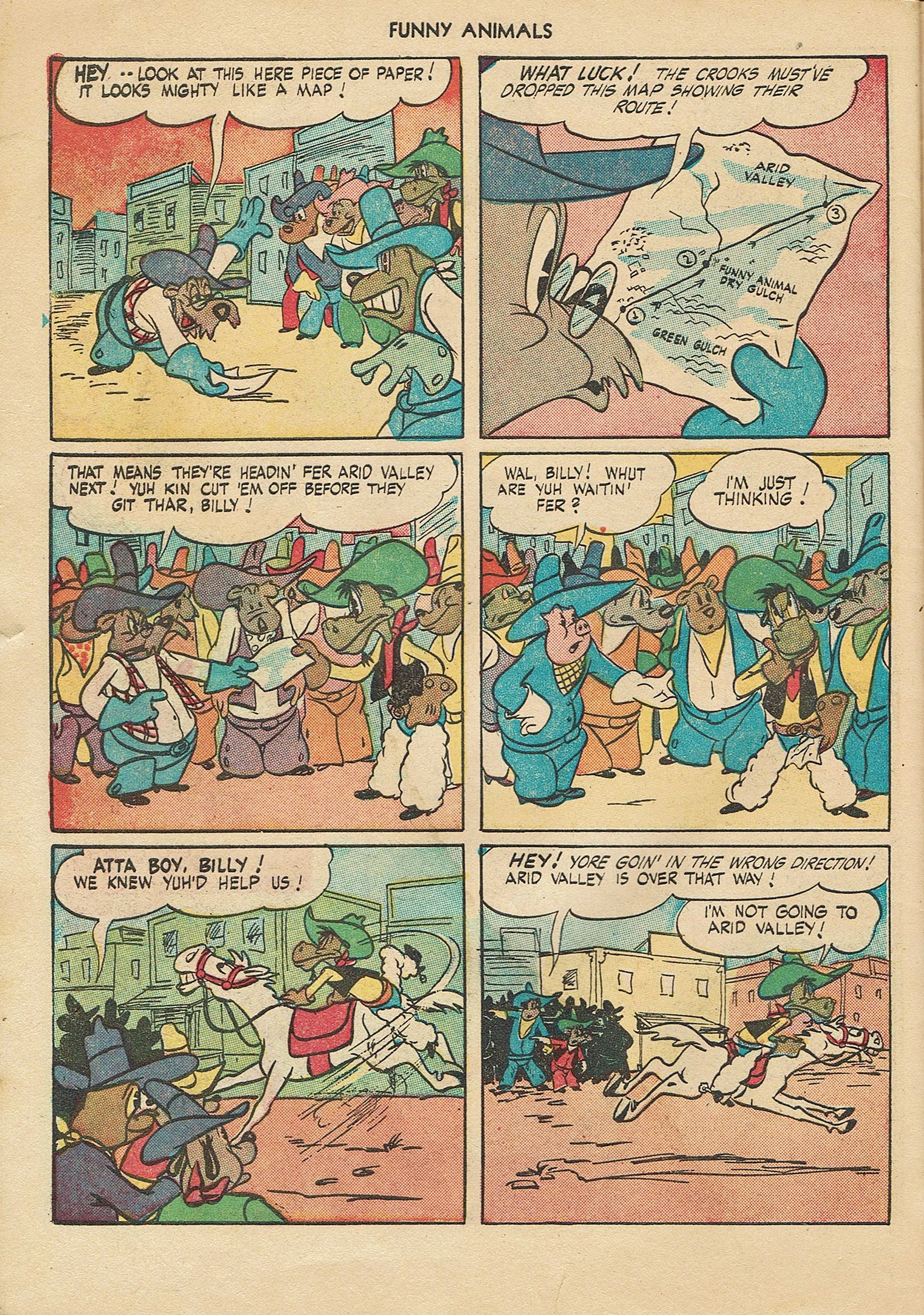 Read online Fawcett's Funny Animals comic -  Issue #46 - 46