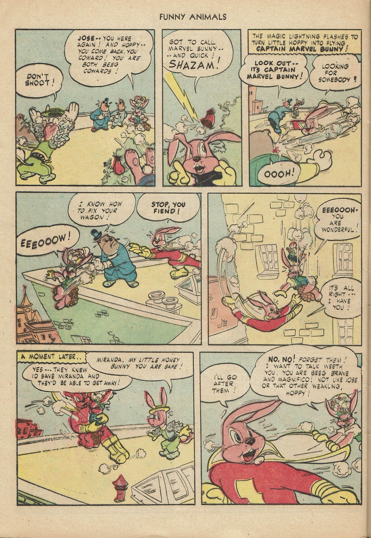 Read online Fawcett's Funny Animals comic -  Issue #39 - 46