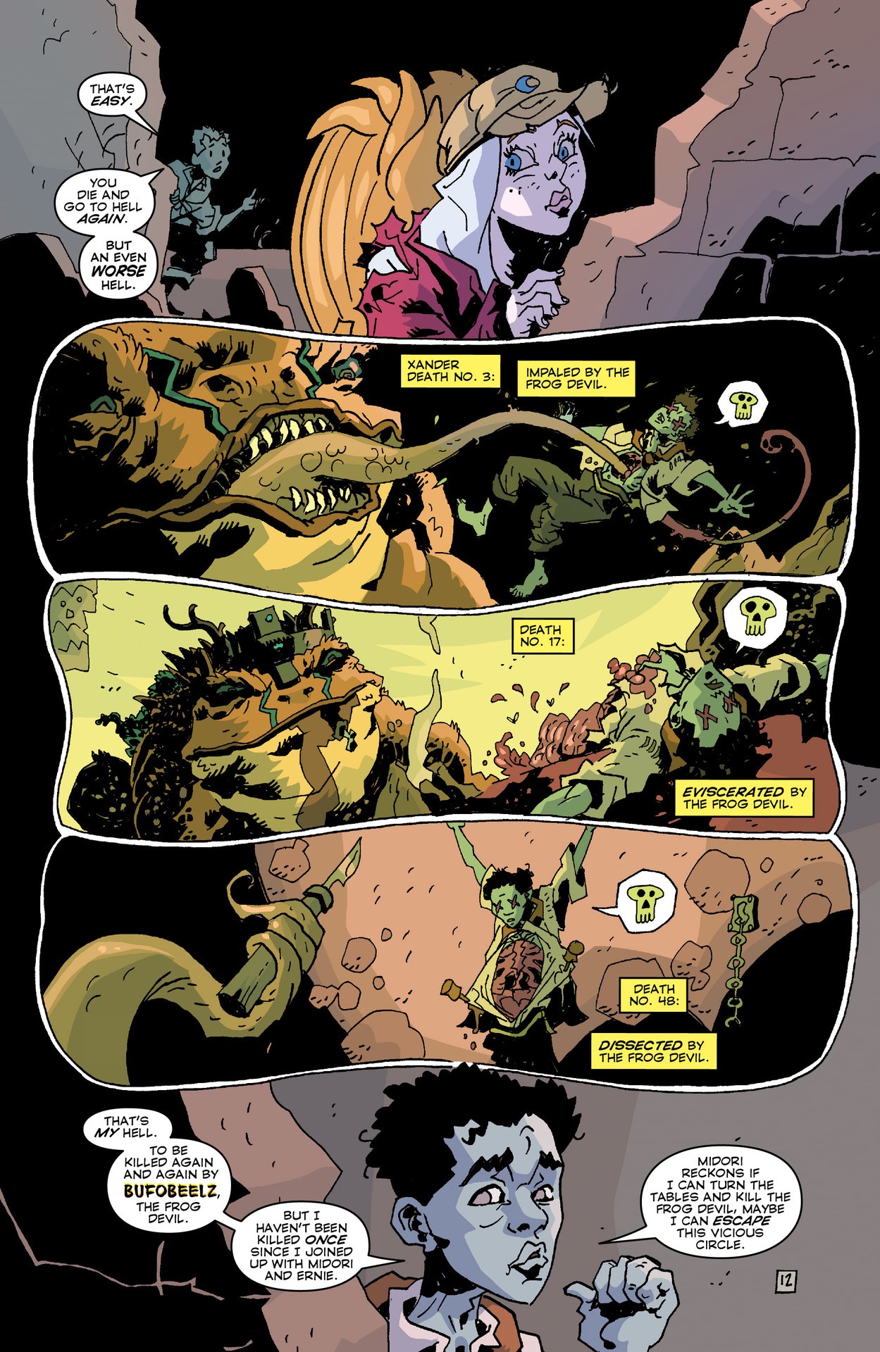 Read online In Hell We Fight! comic -  Issue #4 - 12